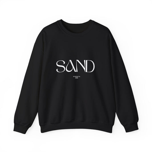 Stylish Unisex Sweatshirt with 'SAND' Design | Cozy Casual Wear, Gift for Beach Lovers, Perfect for Summer Vacations, Relaxing Days Out