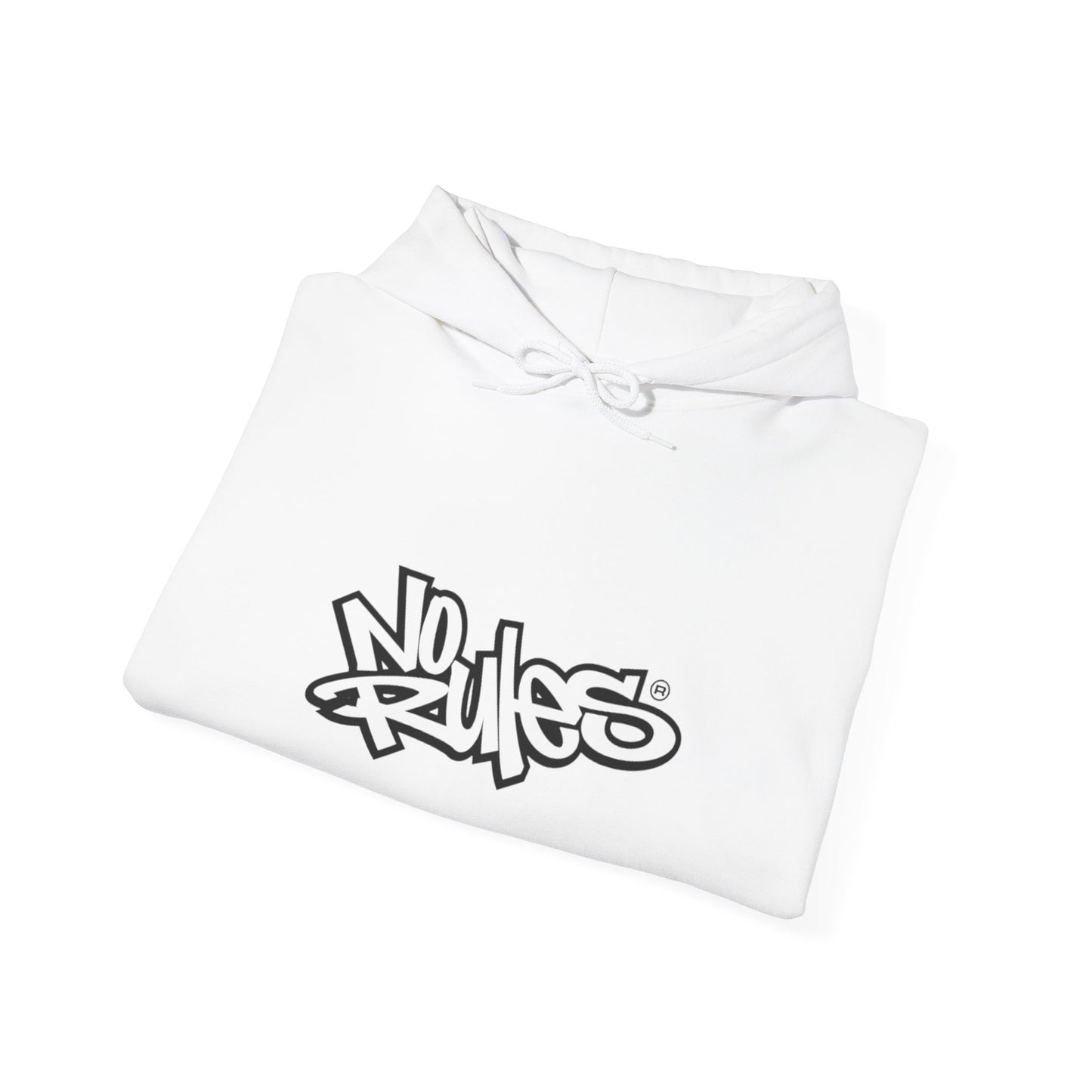 Urban Graffiti Hoodie, Comfortable Streetwear, No Rules Sweatshirt, Perfect for Casual Wear, Cozy Gift for Teens