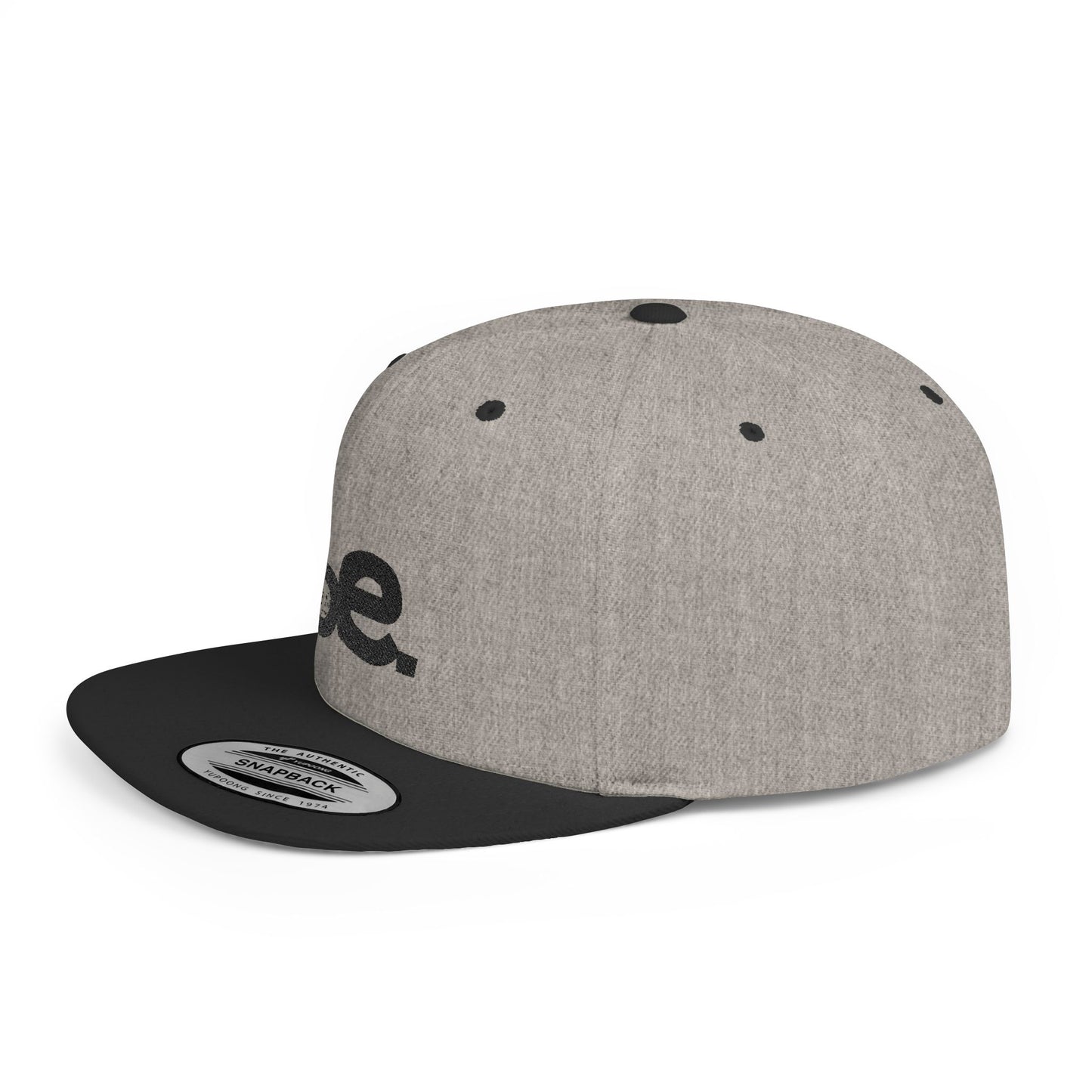 Be Bold Flat Bill Snapback Hat for Casual Style | Perfect Gift for Fashion Lovers, Streetwear, Summer, Festivals