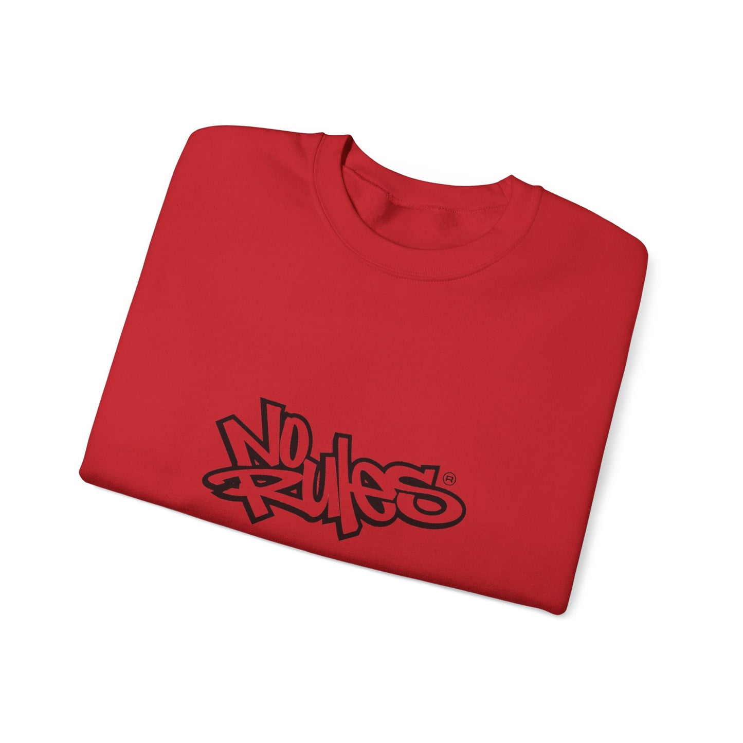 No Rules Crewneck Sweatshirt, Urban Streetwear, Casual Outfit, Gift for Friends, Cozy Lounge Wear