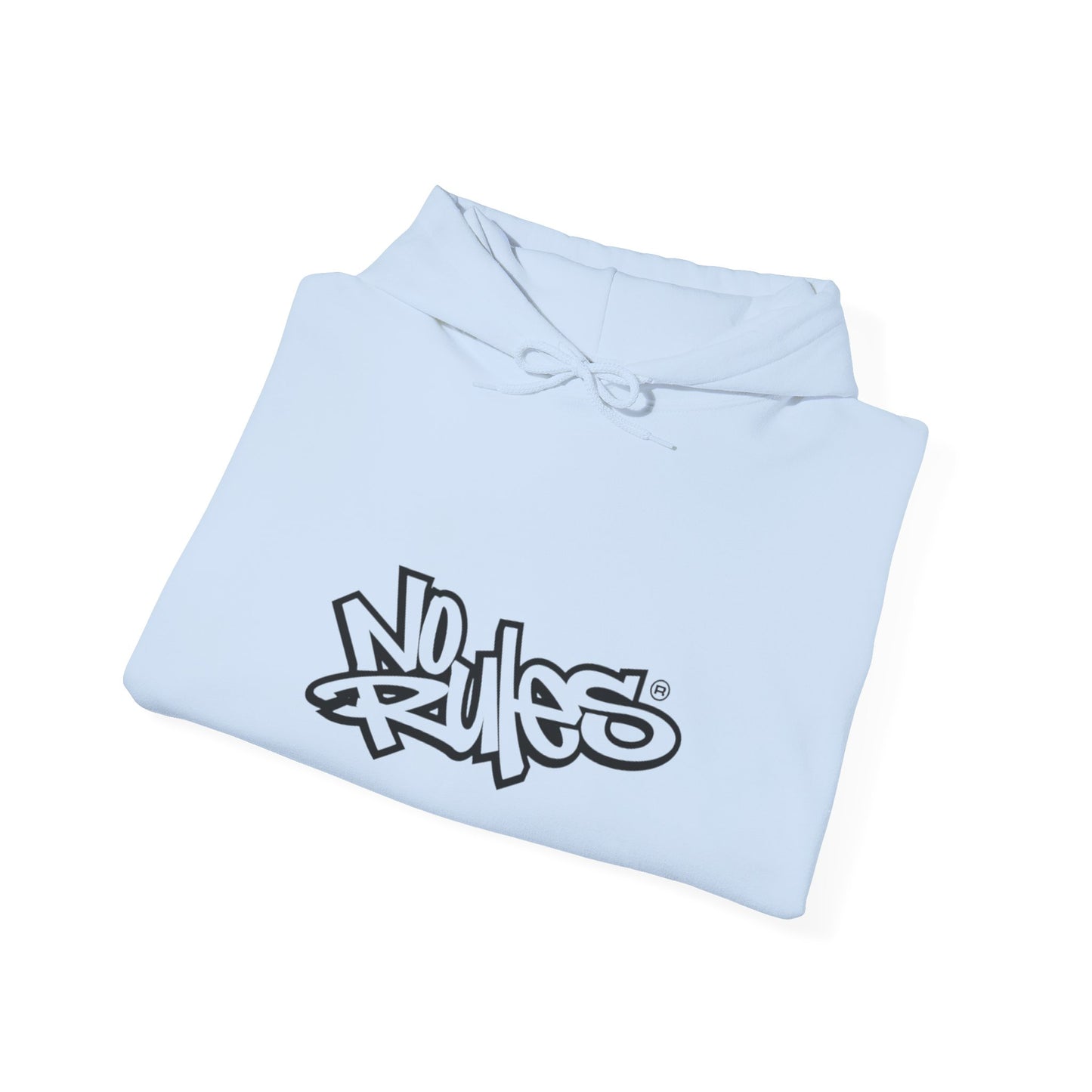 Urban Graffiti Hoodie, Comfortable Streetwear, No Rules Sweatshirt, Perfect for Casual Wear, Cozy Gift for Teens
