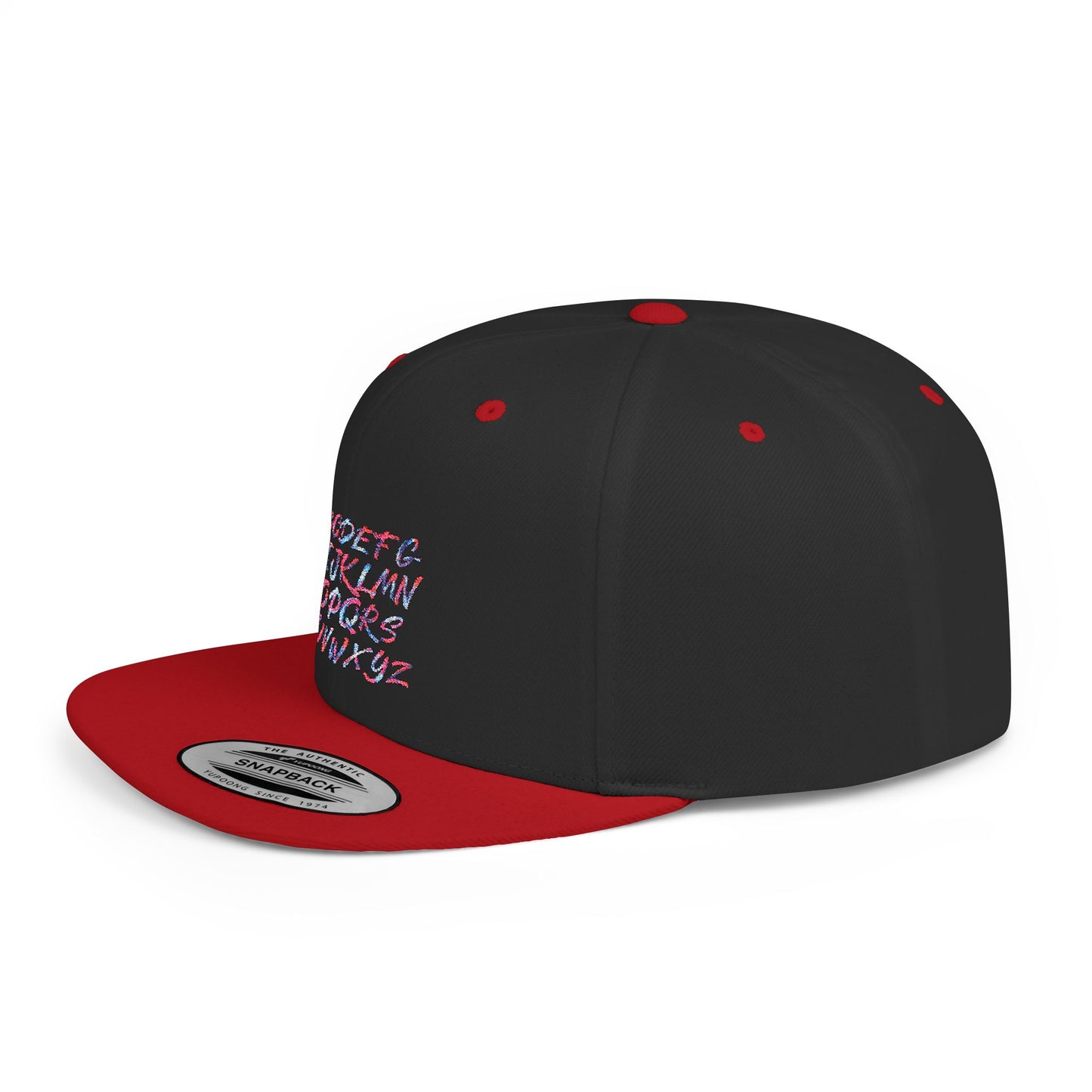 Trendy Flat Bill Snapback Hat, Casual Streetwear Cap, Hip Hop Accessory, Unisex Headwear, Perfect for Festivals and Everyday Style