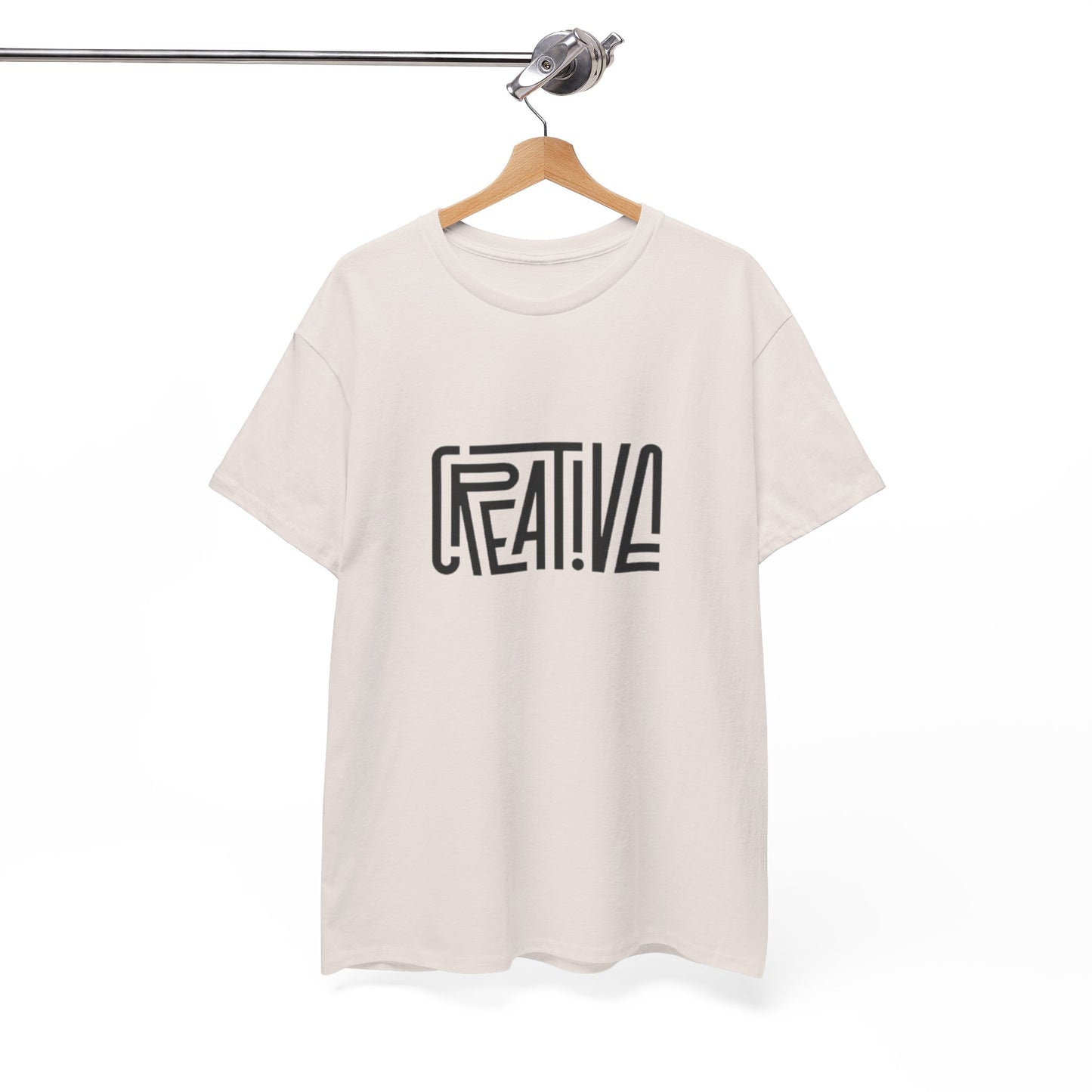 Creative Vibes Heavy Cotton Tee, Artistic T-Shirt for Creatives, Gift for Artists, Daily Wear, Inspiration Tee