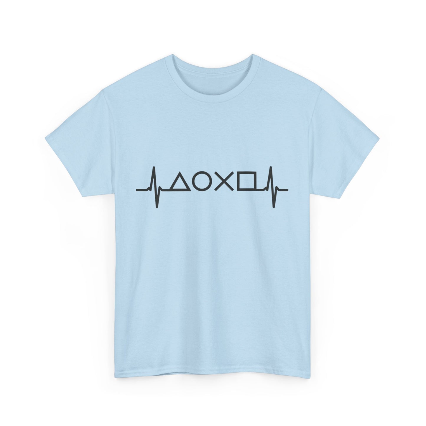 Heartbeat Graphic Tee for Everyday Wear, Cotton T-shirt, Casual Gift, Music Lover Shirt, Trendy Everyday Tee