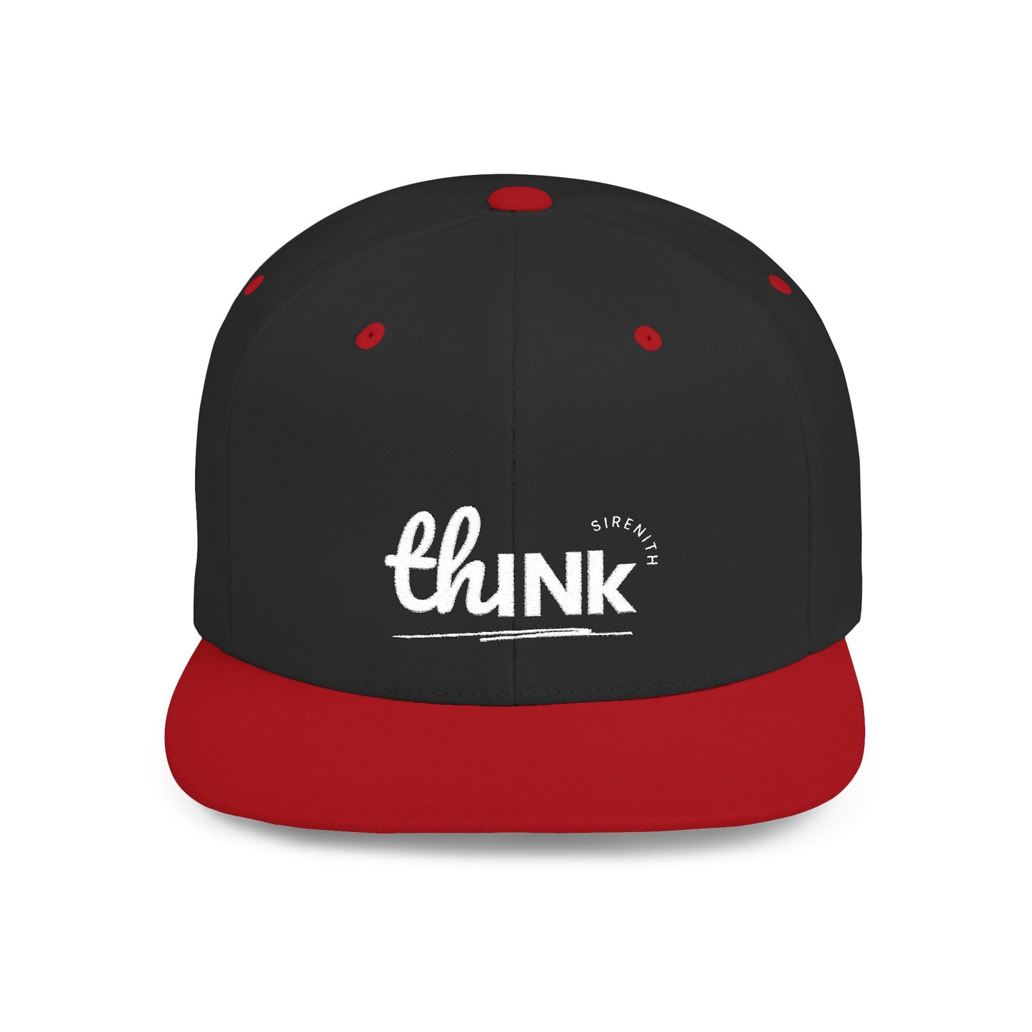 Trendy Snapback Hat, Casual Cap, Adjustable Flat Bill, Gift for Him, Streetwear Essential, Think Hat, Cool Accessories
