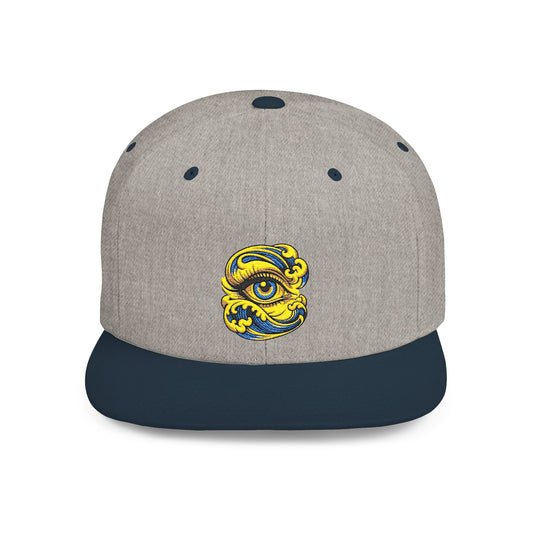 Eye-Catching Embroidered Snapback Hat | Trendy Cap, Casual Accessories, Outdoor Style, Unique Gift, Streetwear Fashion