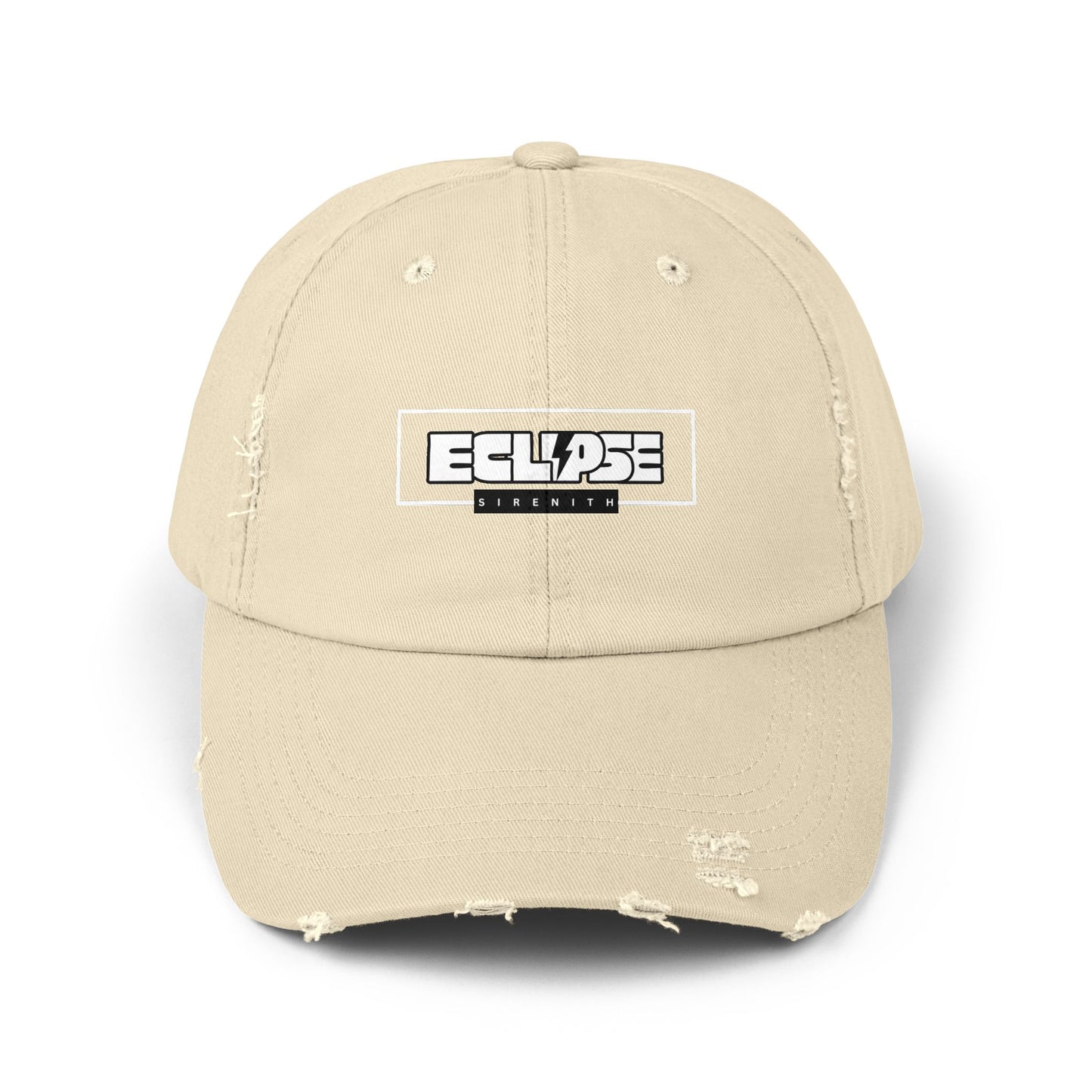 Eclipse Distressed Cap | Trendy Casual Hat for Everyday Wear, Unisex Fashion Accessory, Summer Outing Essential, Gift for Friends