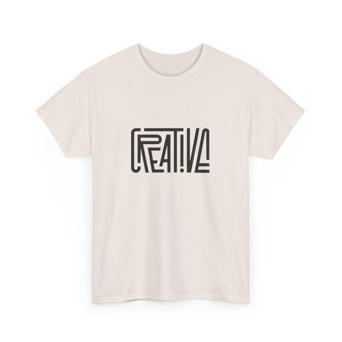 Creative Vibes Heavy Cotton Tee, Artistic T-Shirt for Creatives, Gift for Artists, Daily Wear, Inspiration Tee
