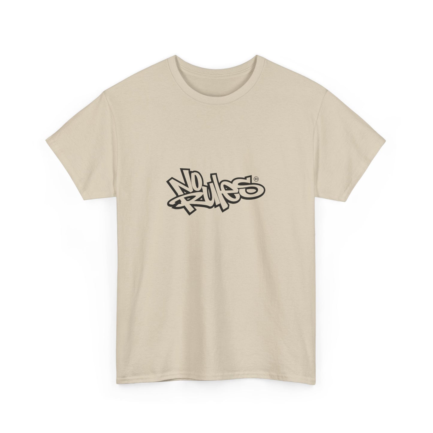 Heavy Cotton Tee with Graffiti Design, Streetwear, Casual Wear, Gift for Her, Gift for Him, Urban Fashion, Everyday Style