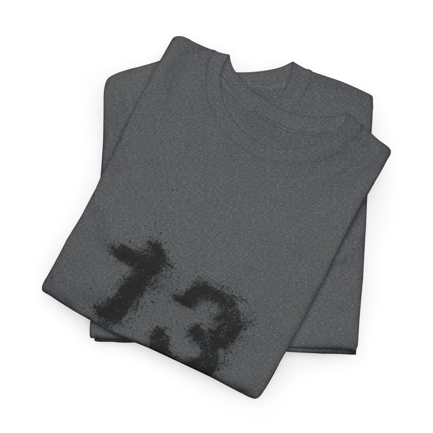 Heavy Cotton Tee with Graphic 13 - Trendy Streetwear, Casual Wear, Gift for Fans, Halloween Apparel, Unique Graphic Tee