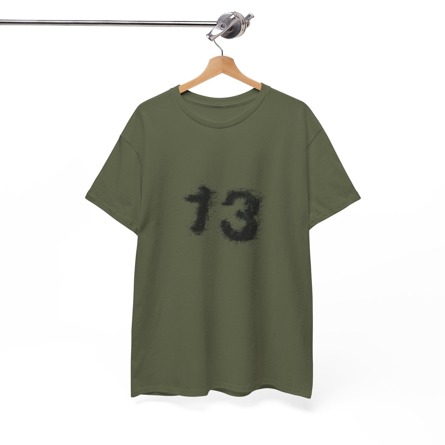 Heavy Cotton Tee with Graphic 13 - Trendy Streetwear, Casual Wear, Gift for Fans, Halloween Apparel, Unique Graphic Tee