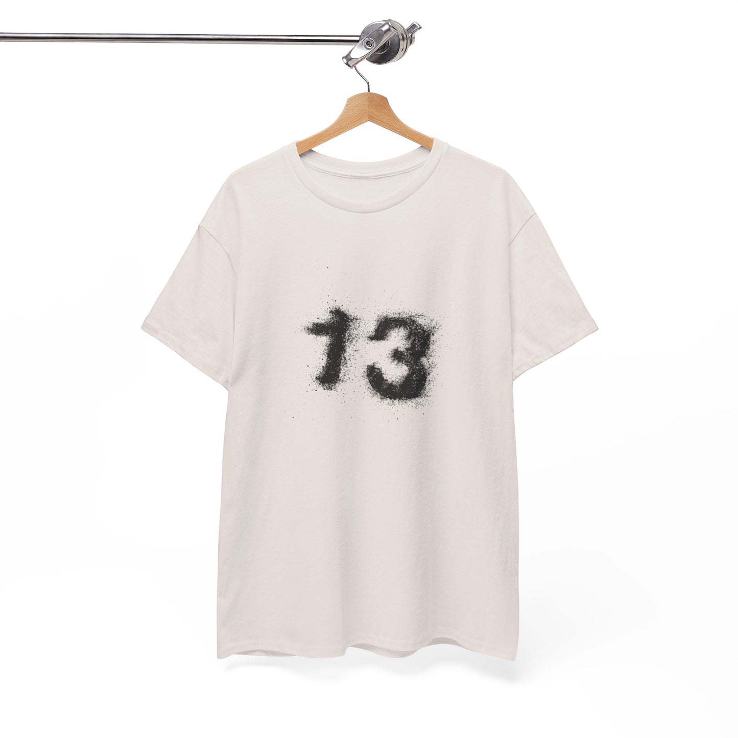 Heavy Cotton Tee with Graphic 13 - Trendy Streetwear, Casual Wear, Gift for Fans, Halloween Apparel, Unique Graphic Tee