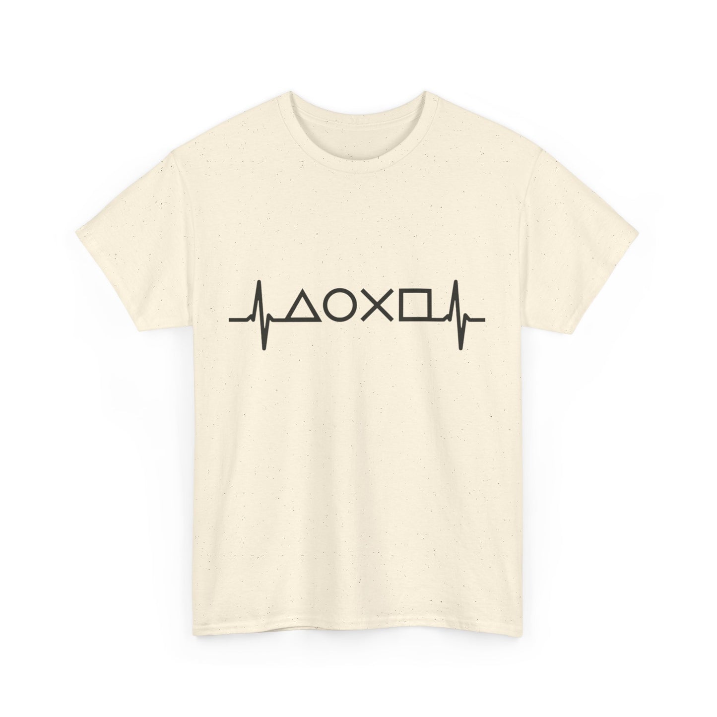Heartbeat Graphic Tee for Everyday Wear, Cotton T-shirt, Casual Gift, Music Lover Shirt, Trendy Everyday Tee