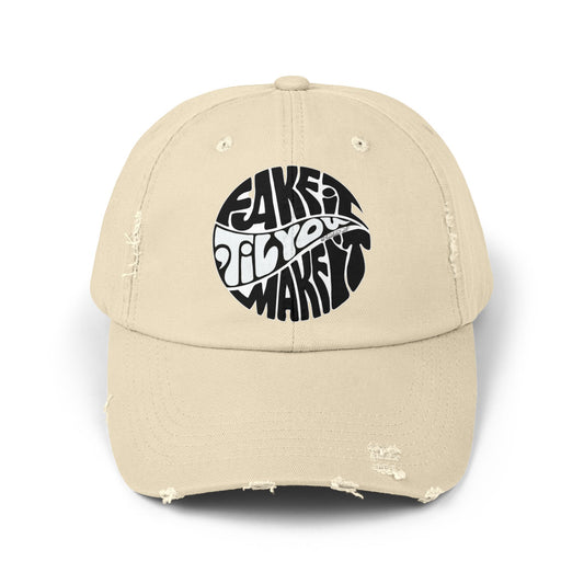 Retro Distressed Cap: Casual Fashion Statement, Gift for Him/Her, Everyday Wear, Trendy Headwear, Perfect for Outdoor Activities