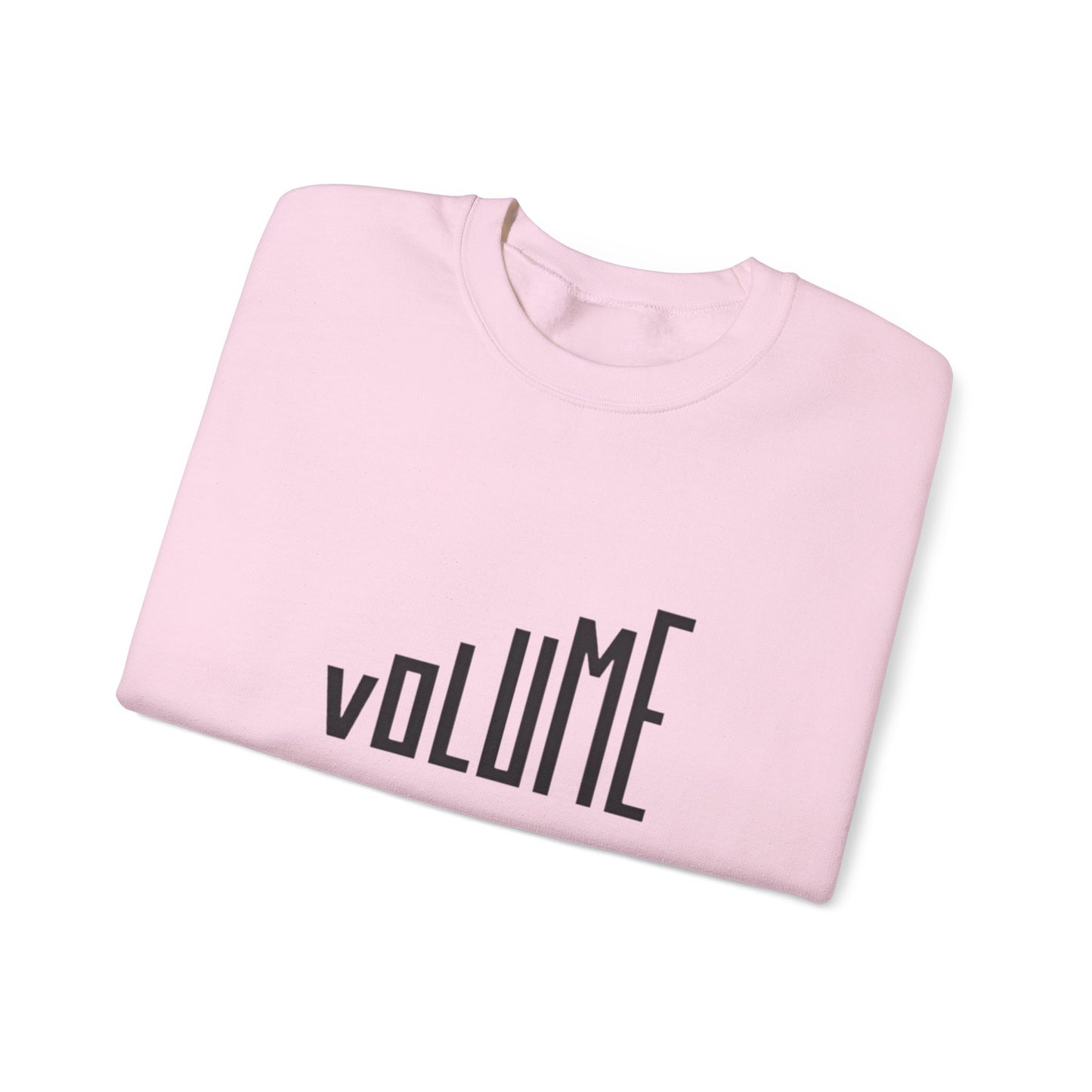 Volume Graphic Unisex Crewneck Sweatshirt - Cozy Casual Wear, Music Lover Gift, Festival Attire, Comfortable Everyday Style, Trendy
