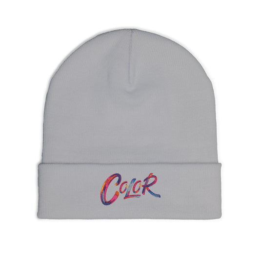 Colorful Embroidered Knit Beanie | Trendy Winter Accessory, Gift for Friends, Cozy Hat for All Seasons, Stylish Beanie for Outdoor Fun