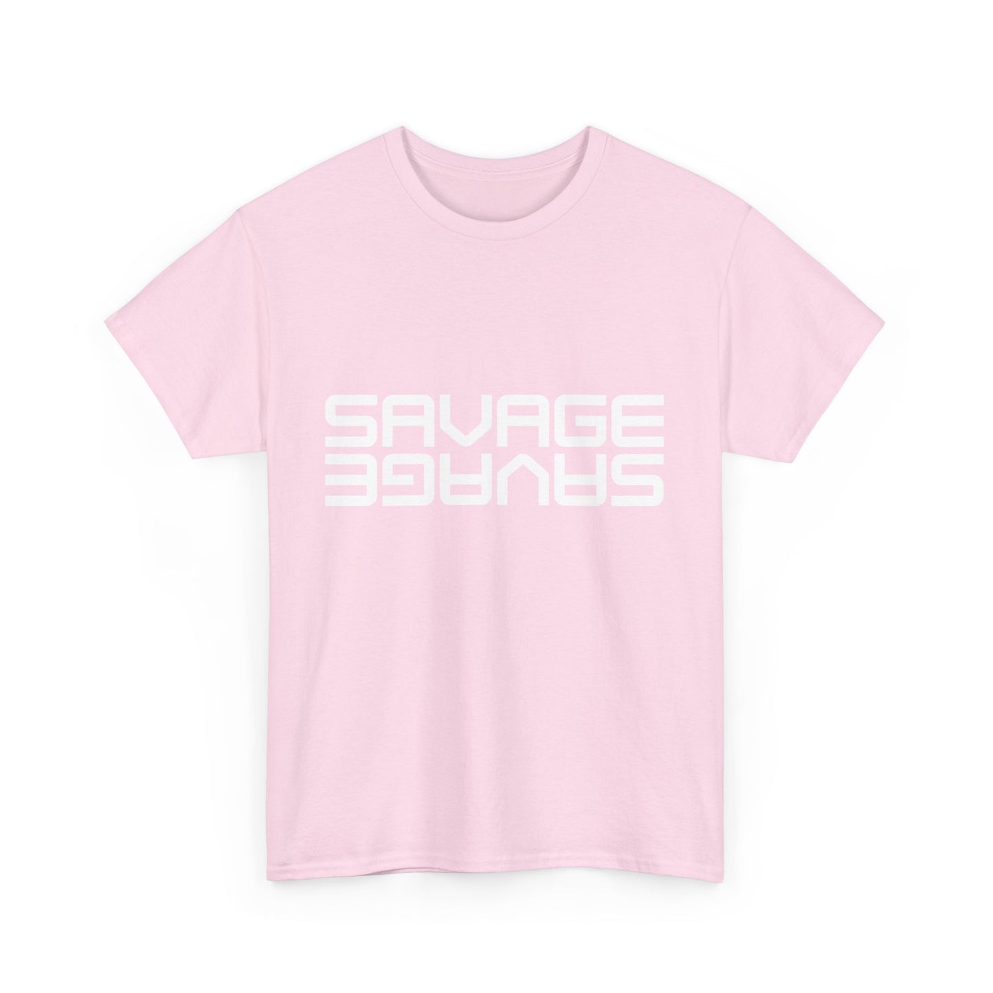 Savage Graphic Heavy Cotton Tee | Casual Streetwear, Motivational Wear, Birthday Gift, Trendy Apparel, Self-Expression T-Shirt