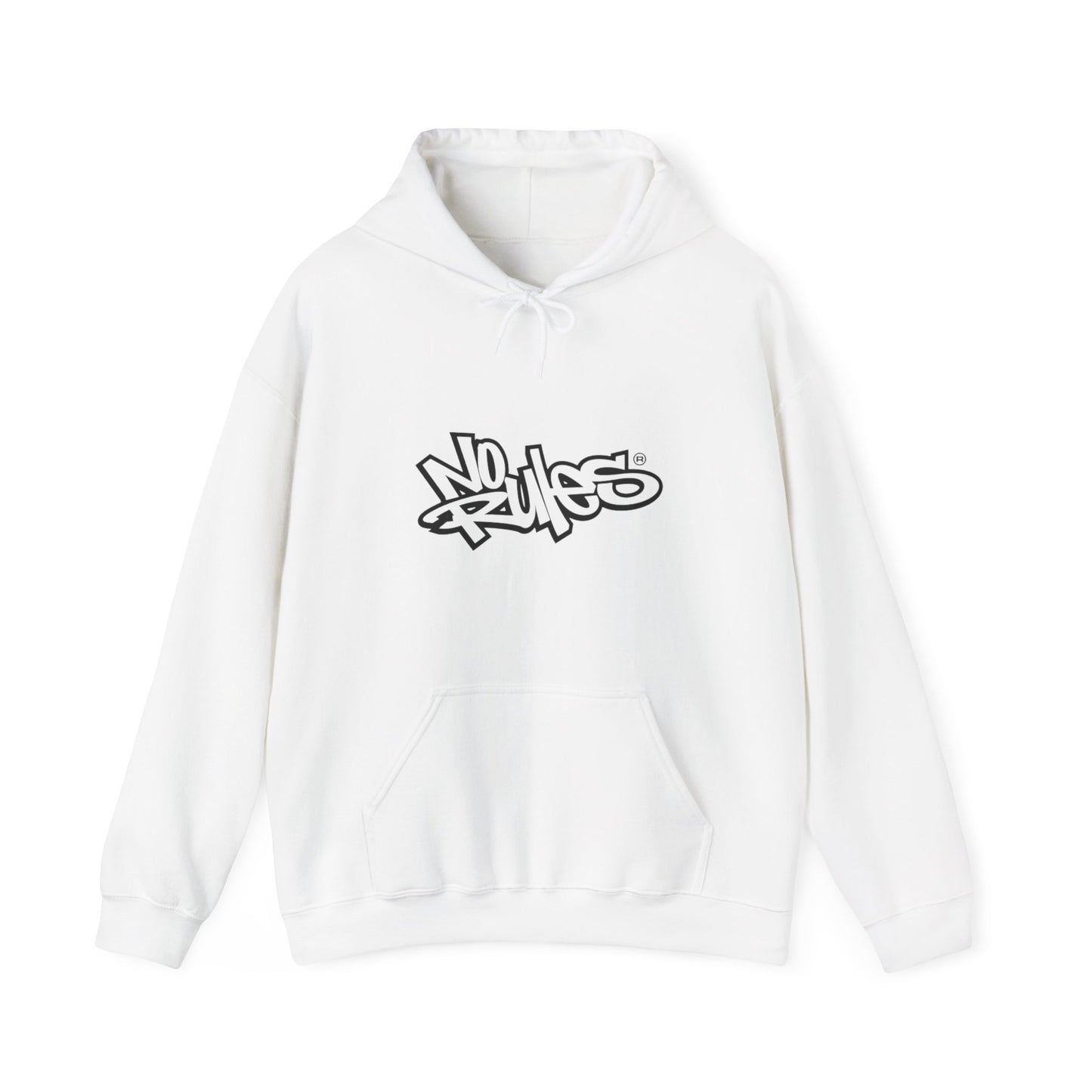Urban Graffiti Hoodie, Comfortable Streetwear, No Rules Sweatshirt, Perfect for Casual Wear, Cozy Gift for Teens