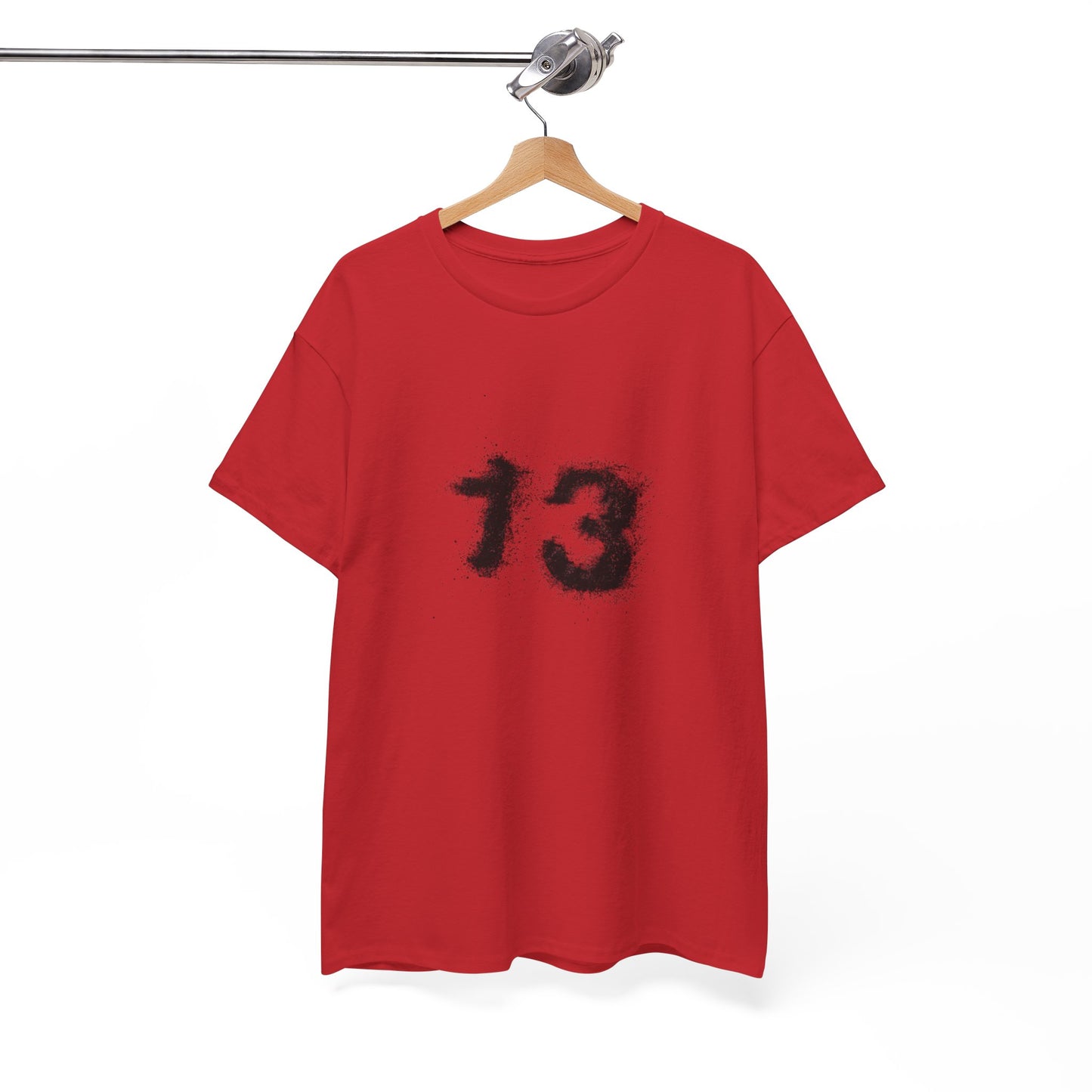 Heavy Cotton Tee with Graphic 13 - Trendy Streetwear, Casual Wear, Gift for Fans, Halloween Apparel, Unique Graphic Tee