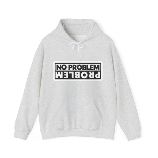No Problem Graphic Hoodie, Unisex Cozy Sweatshirt, Casual Streetwear, Gift for Friends, Everyday Wear, Fun Fashion