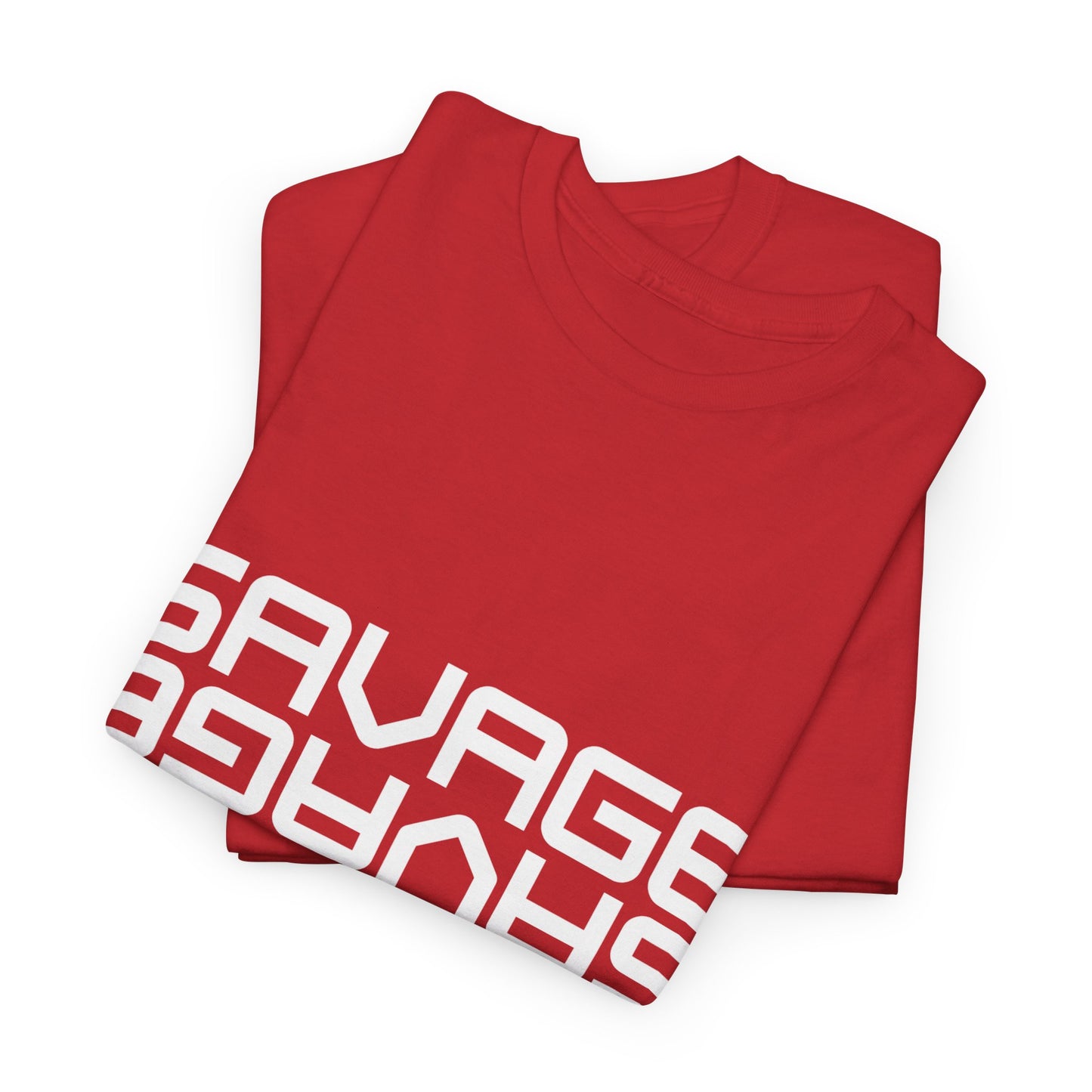 Savage Graphic Heavy Cotton Tee | Casual Streetwear, Motivational Wear, Birthday Gift, Trendy Apparel, Self-Expression T-Shirt
