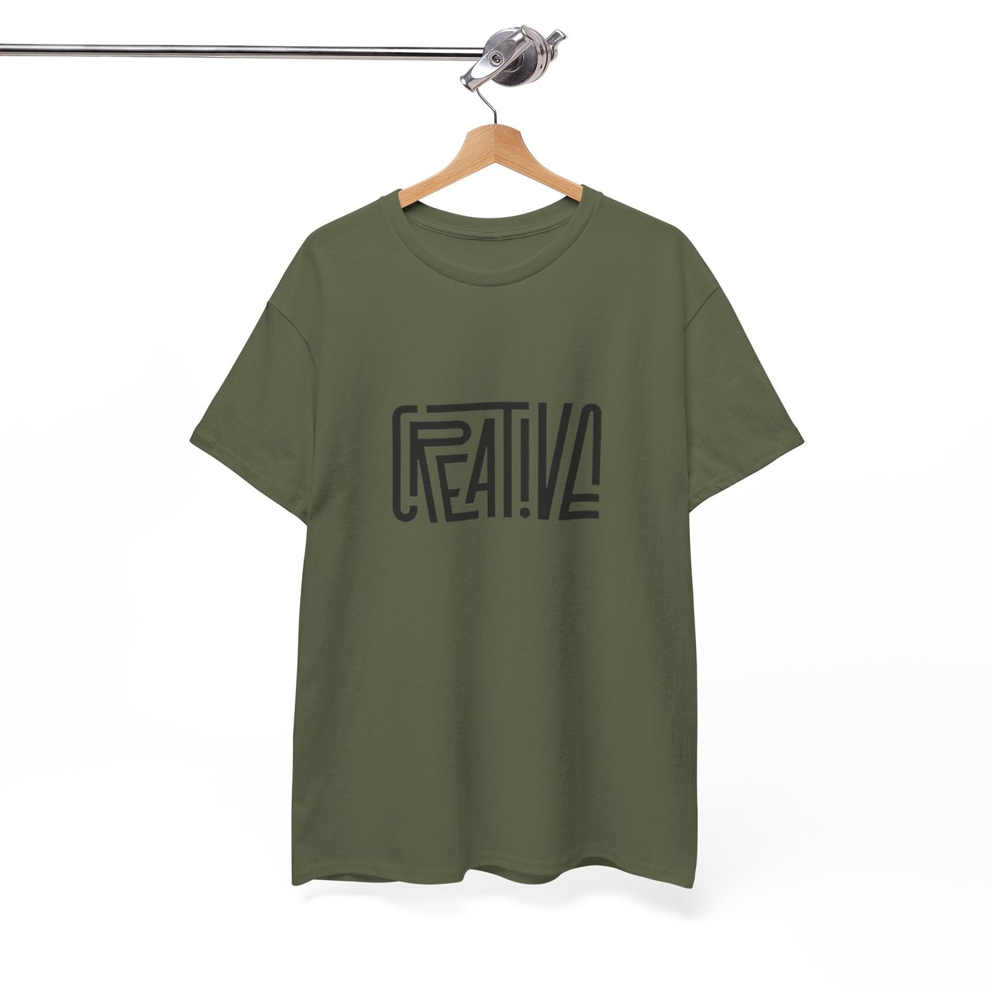 Creative Vibes Heavy Cotton Tee, Artistic T-Shirt for Creatives, Gift for Artists, Daily Wear, Inspiration Tee