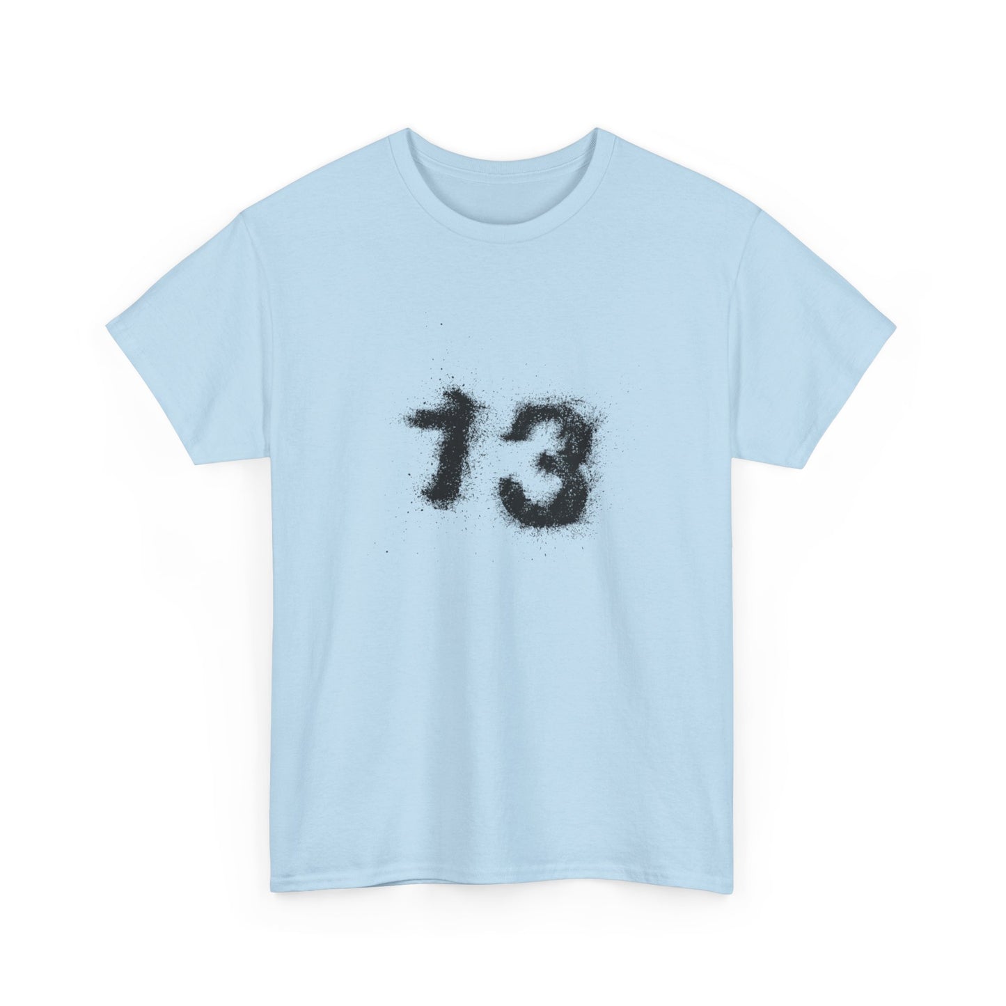 Heavy Cotton Tee with Graphic 13 - Trendy Streetwear, Casual Wear, Gift for Fans, Halloween Apparel, Unique Graphic Tee
