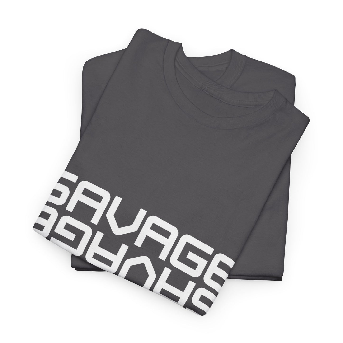 Savage Graphic Heavy Cotton Tee | Casual Streetwear, Motivational Wear, Birthday Gift, Trendy Apparel, Self-Expression T-Shirt