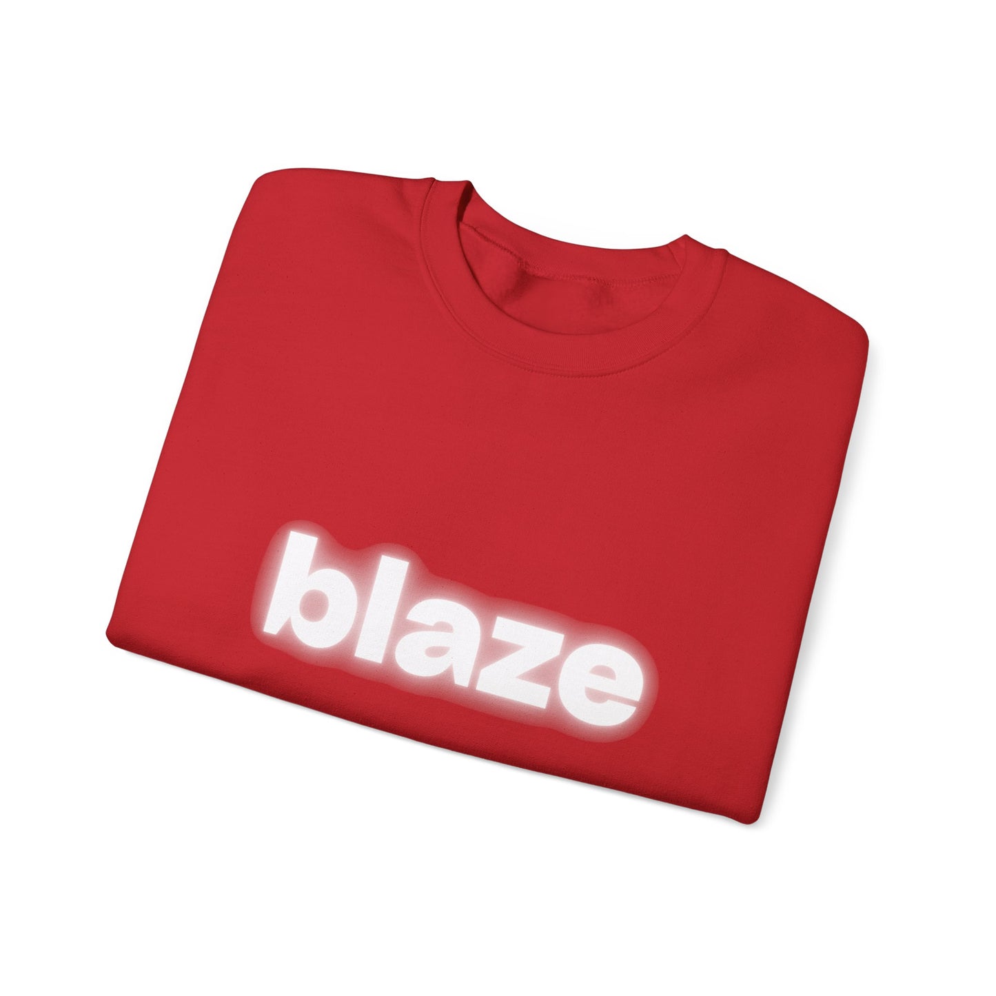 Cozy Unisex Crewneck Sweatshirt - Blaze Design, Comfortable Layering, Gift for Her/Him, Casual Wear, Fall/Winter Essential, Relaxed Fashion