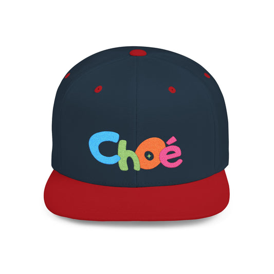 Colorful Personalized Flat Bill Snapback Cap for Kids, Fun Fashion Accessory, Birthday Gift, Custom Name Hat, Trending Cap