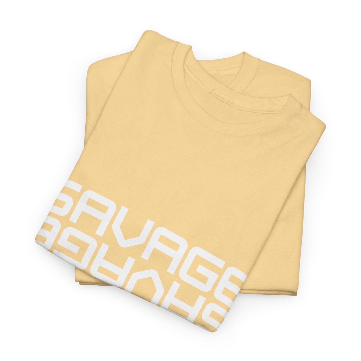 Savage Graphic Heavy Cotton Tee | Casual Streetwear, Motivational Wear, Birthday Gift, Trendy Apparel, Self-Expression T-Shirt