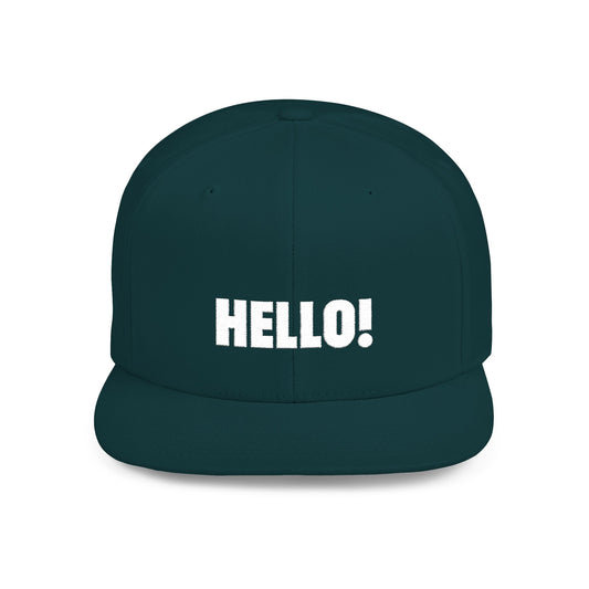 Flat Bill Snapback