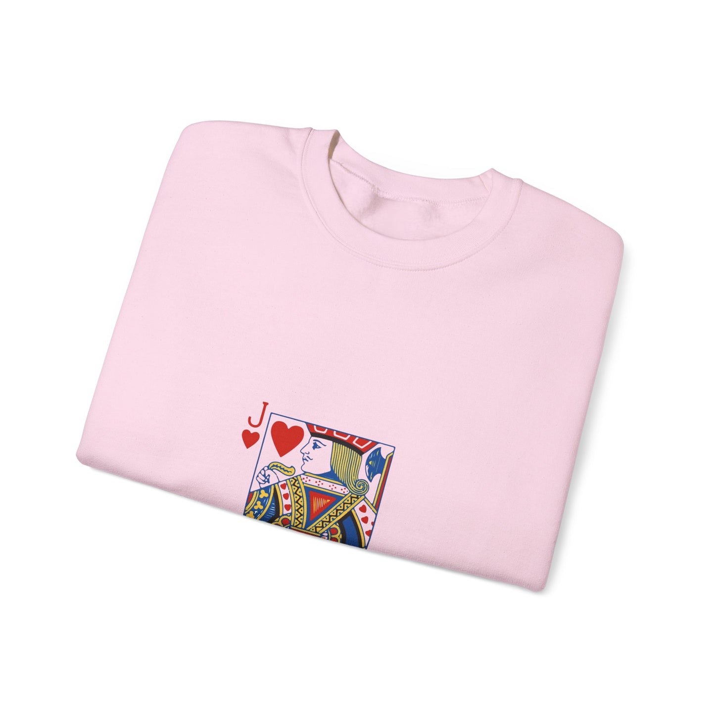 Playing Card Inspired Unisex Sweatshirt | Cozy Gift for Card Lovers, Gamers, Birthdays, Casual Wear, Unique Sweatshirt