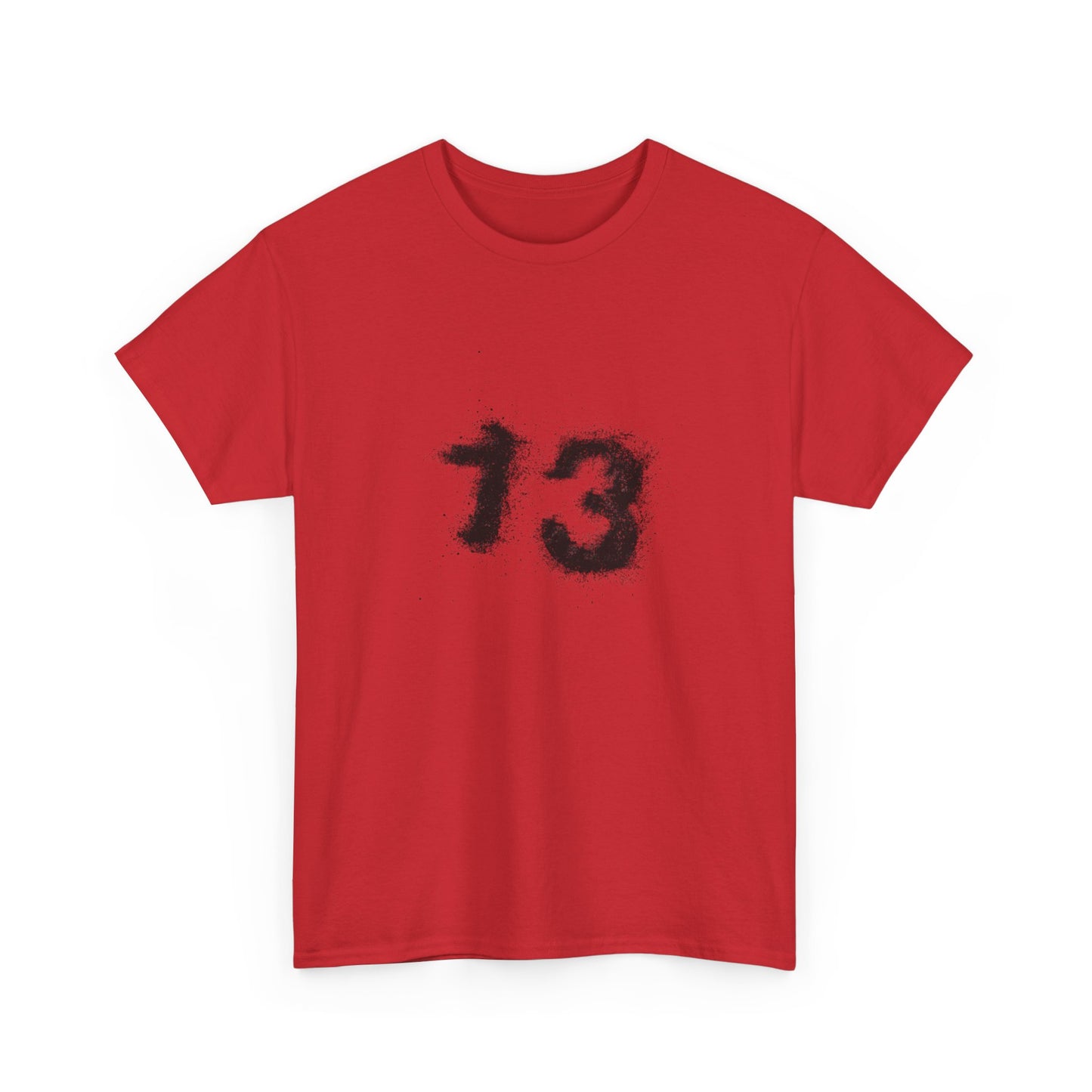 Heavy Cotton Tee with Graphic 13 - Trendy Streetwear, Casual Wear, Gift for Fans, Halloween Apparel, Unique Graphic Tee