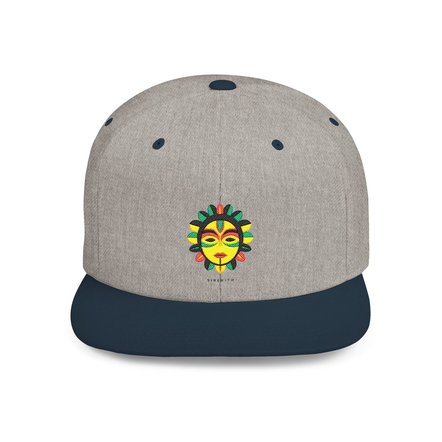 Sunshine Embroidered Flat Bill Snapback Cap - Summer Hat, Outdoor Gear, Festival Accessory, Unique Gift, Stylish Hat