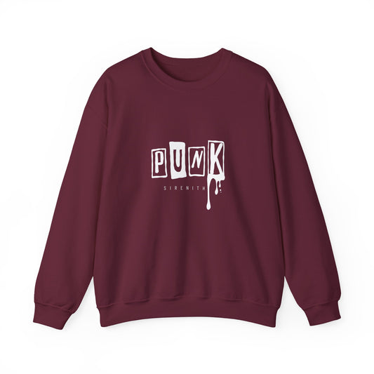 Stylish Punk Sweatshirt for Trendsetters, Casual Streetwear, Gift for Music Lovers, Cozy Unisex Apparel, Perfect for Concerts