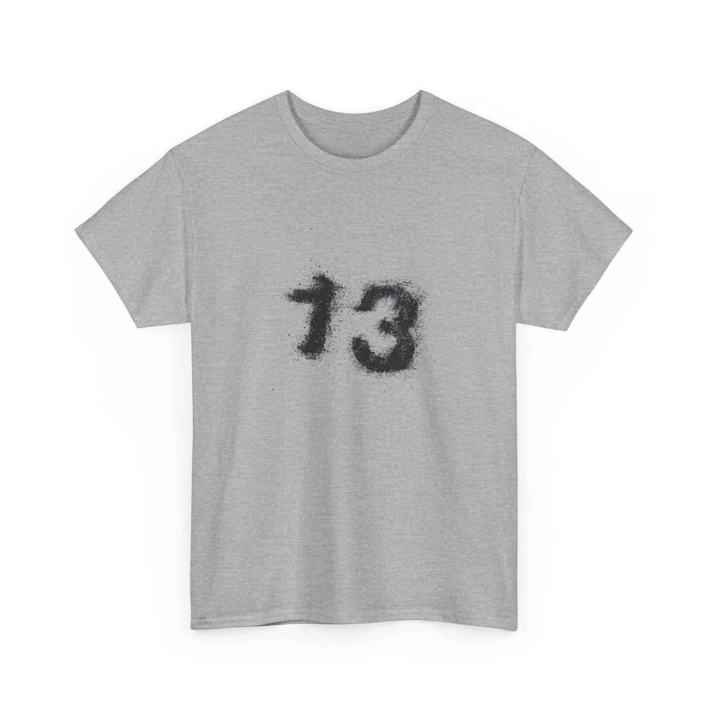 Heavy Cotton Tee with Graphic 13 - Trendy Streetwear, Casual Wear, Gift for Fans, Halloween Apparel, Unique Graphic Tee