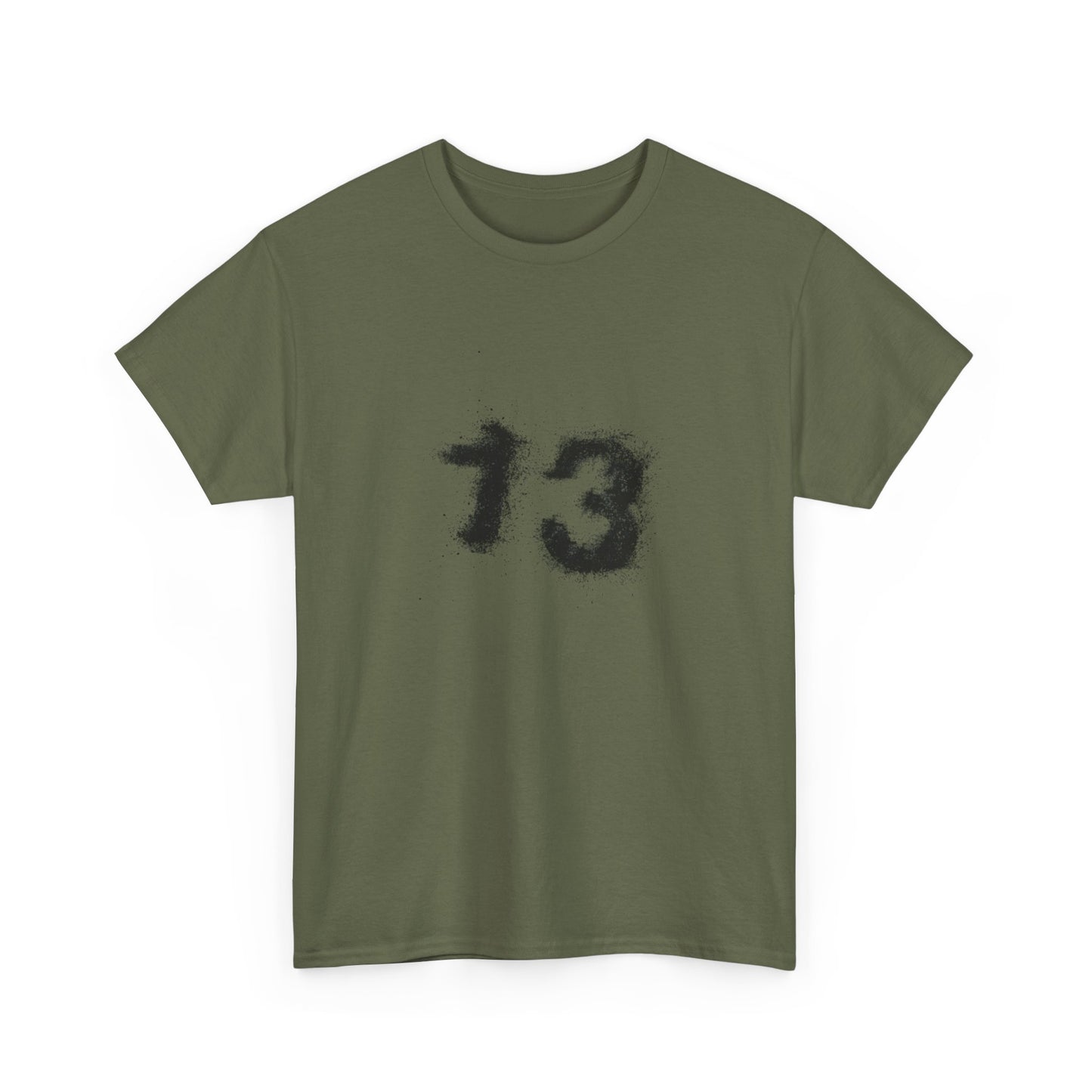 Heavy Cotton Tee with Graphic 13 - Trendy Streetwear, Casual Wear, Gift for Fans, Halloween Apparel, Unique Graphic Tee