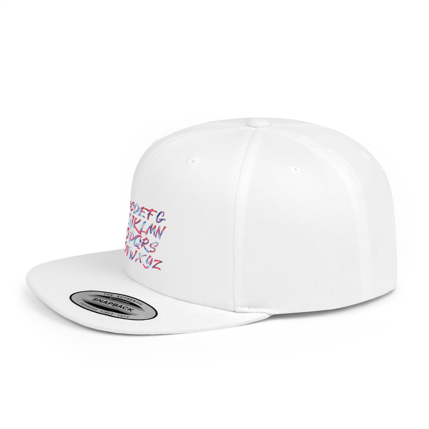 Trendy Flat Bill Snapback Hat, Casual Streetwear Cap, Hip Hop Accessory, Unisex Headwear, Perfect for Festivals and Everyday Style
