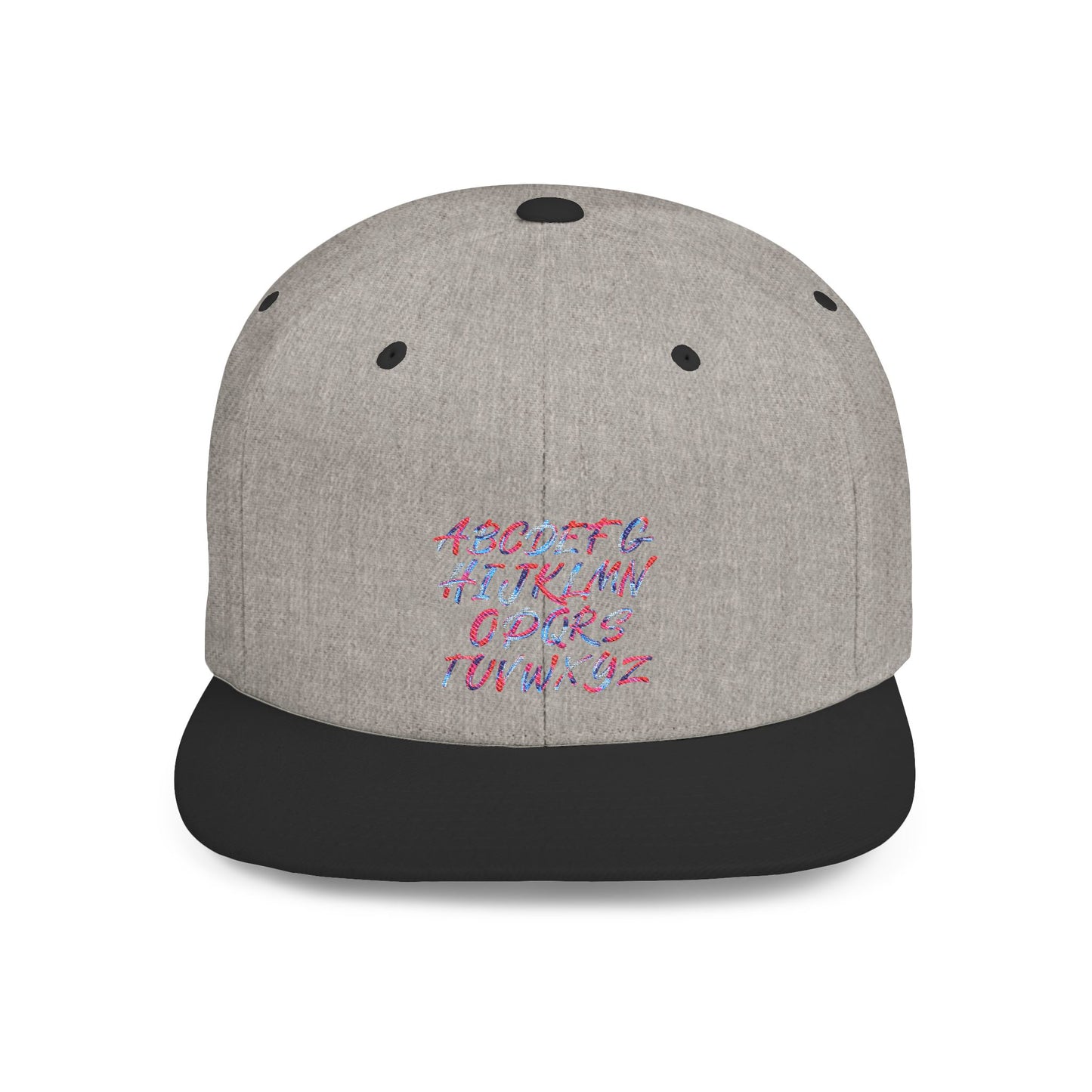 Trendy Flat Bill Snapback Hat, Casual Streetwear Cap, Hip Hop Accessory, Unisex Headwear, Perfect for Festivals and Everyday Style