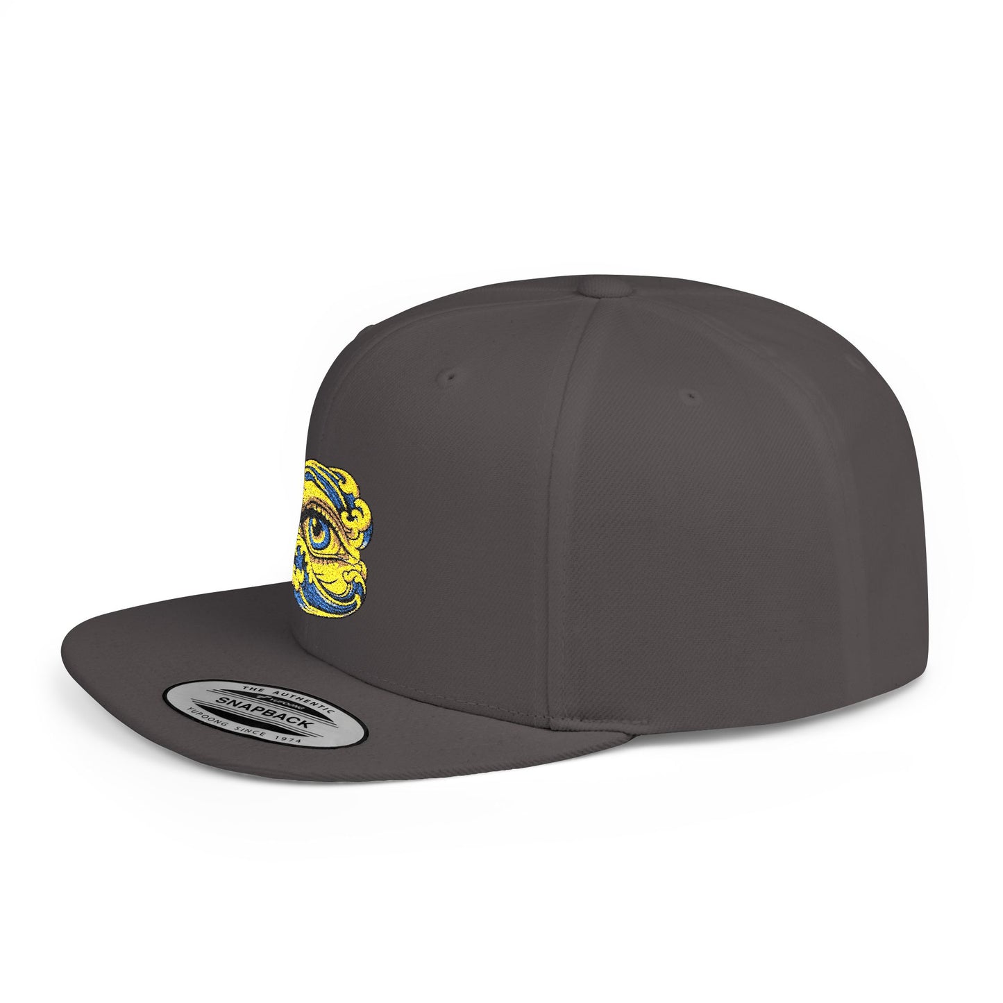 Eye-Catching Embroidered Snapback Hat | Trendy Cap, Casual Accessories, Outdoor Style, Unique Gift, Streetwear Fashion