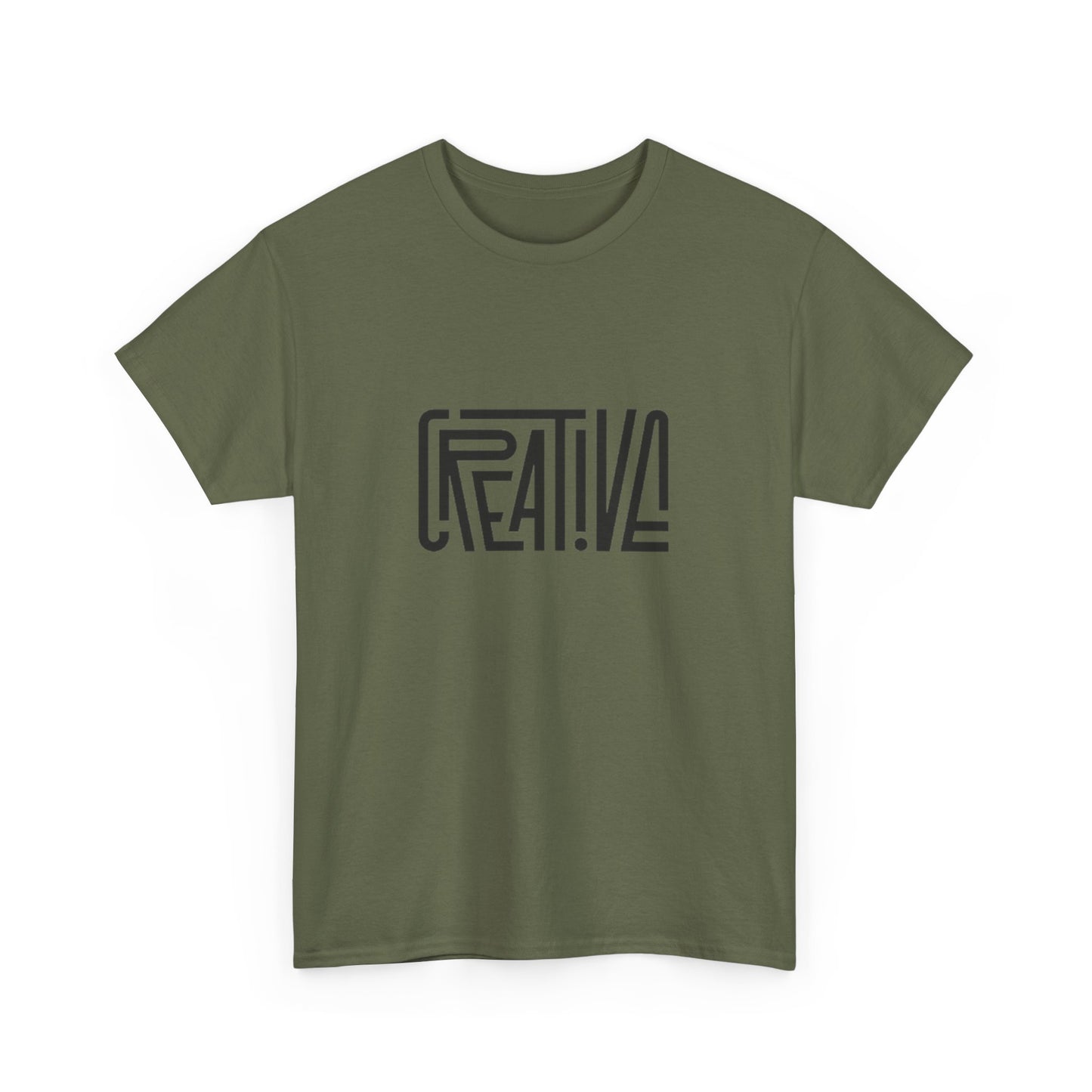 Creative Vibes Heavy Cotton Tee, Artistic T-Shirt for Creatives, Gift for Artists, Daily Wear, Inspiration Tee