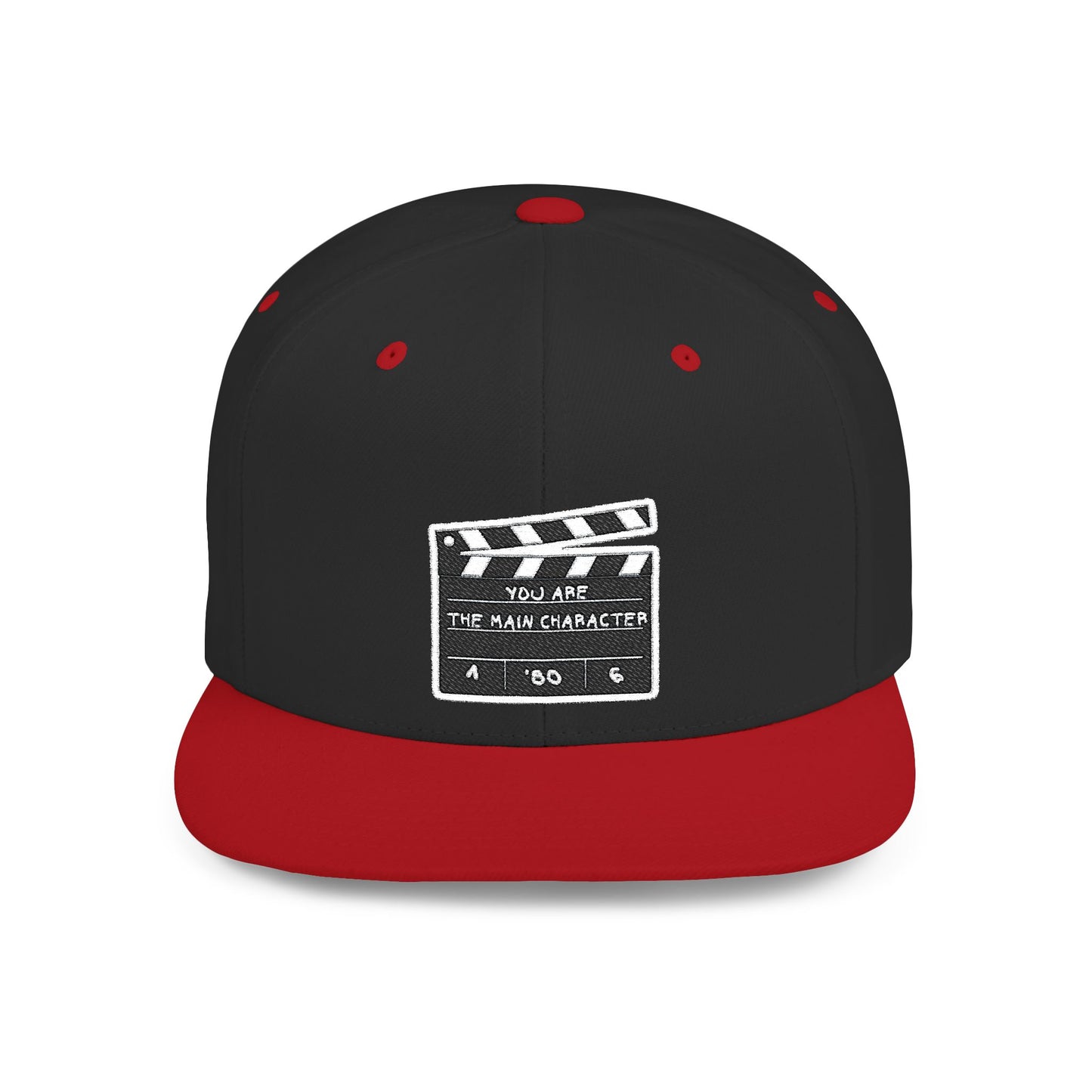 Film Lover's Flat Bill Snapback Hat | Movie Buff Gift | Casual Streetwear | Stylish Cap | Gift for Him/Her, Film Crew Accessory