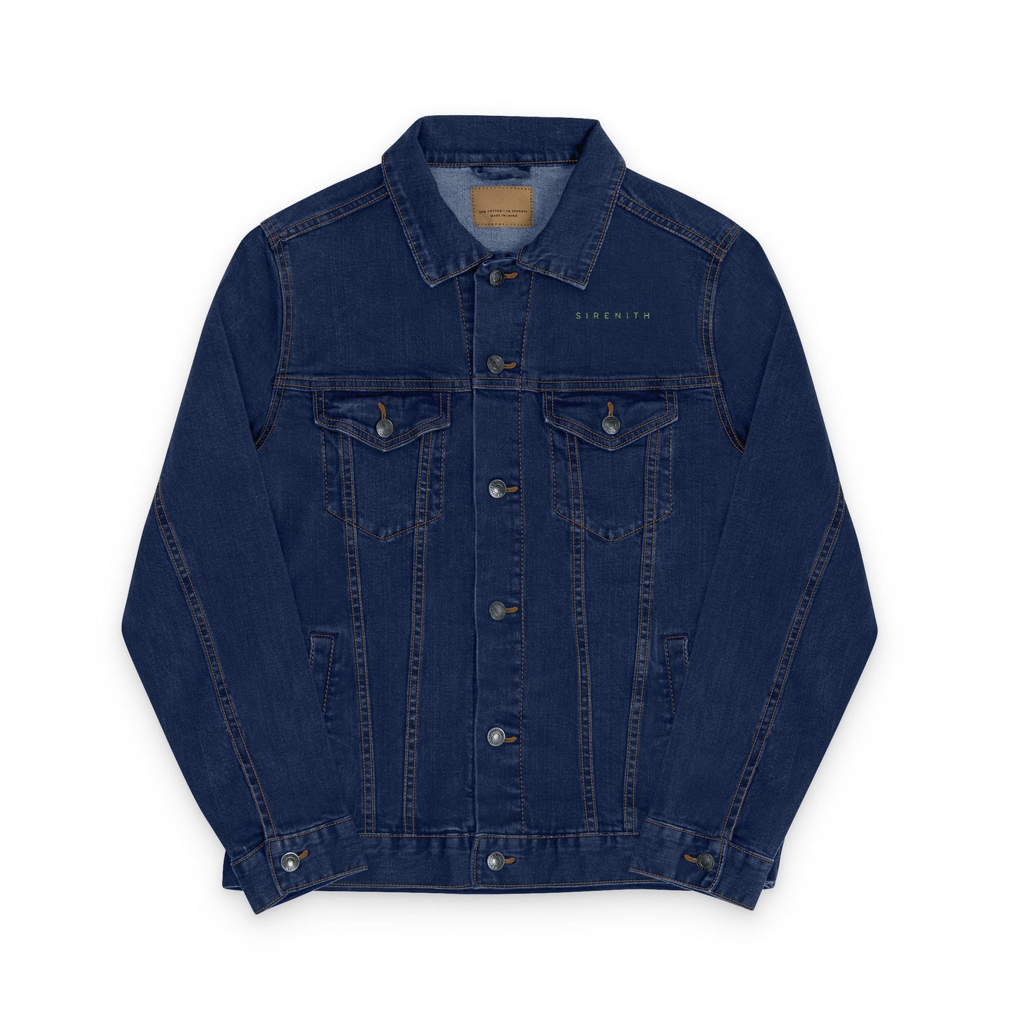 Trendy Denim Jacket with Custom Embroidery, Perfect for Casual Outings, Birthdays, Gifts, Everyday Wear, Fall Fashion