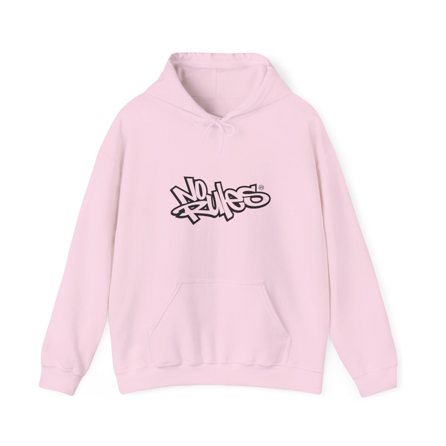 Urban Graffiti Hoodie, Comfortable Streetwear, No Rules Sweatshirt, Perfect for Casual Wear, Cozy Gift for Teens