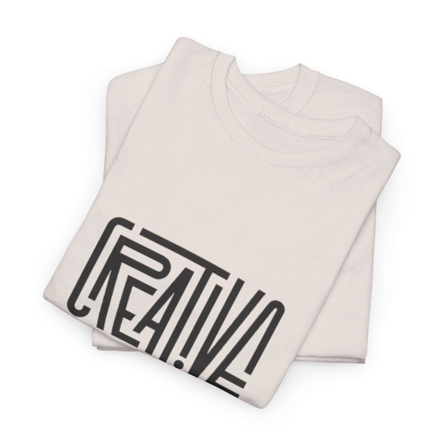 Creative Vibes Heavy Cotton Tee, Artistic T-Shirt for Creatives, Gift for Artists, Daily Wear, Inspiration Tee