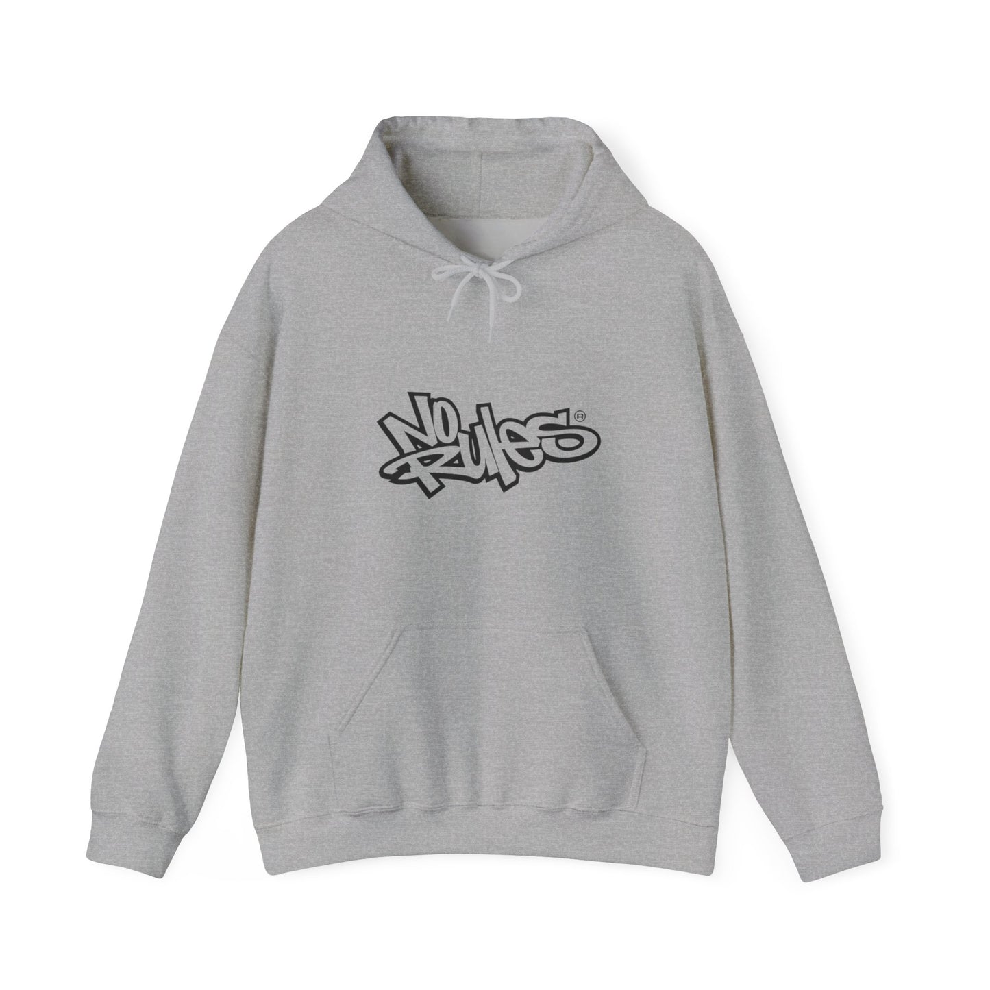 Urban Graffiti Hoodie, Comfortable Streetwear, No Rules Sweatshirt, Perfect for Casual Wear, Cozy Gift for Teens