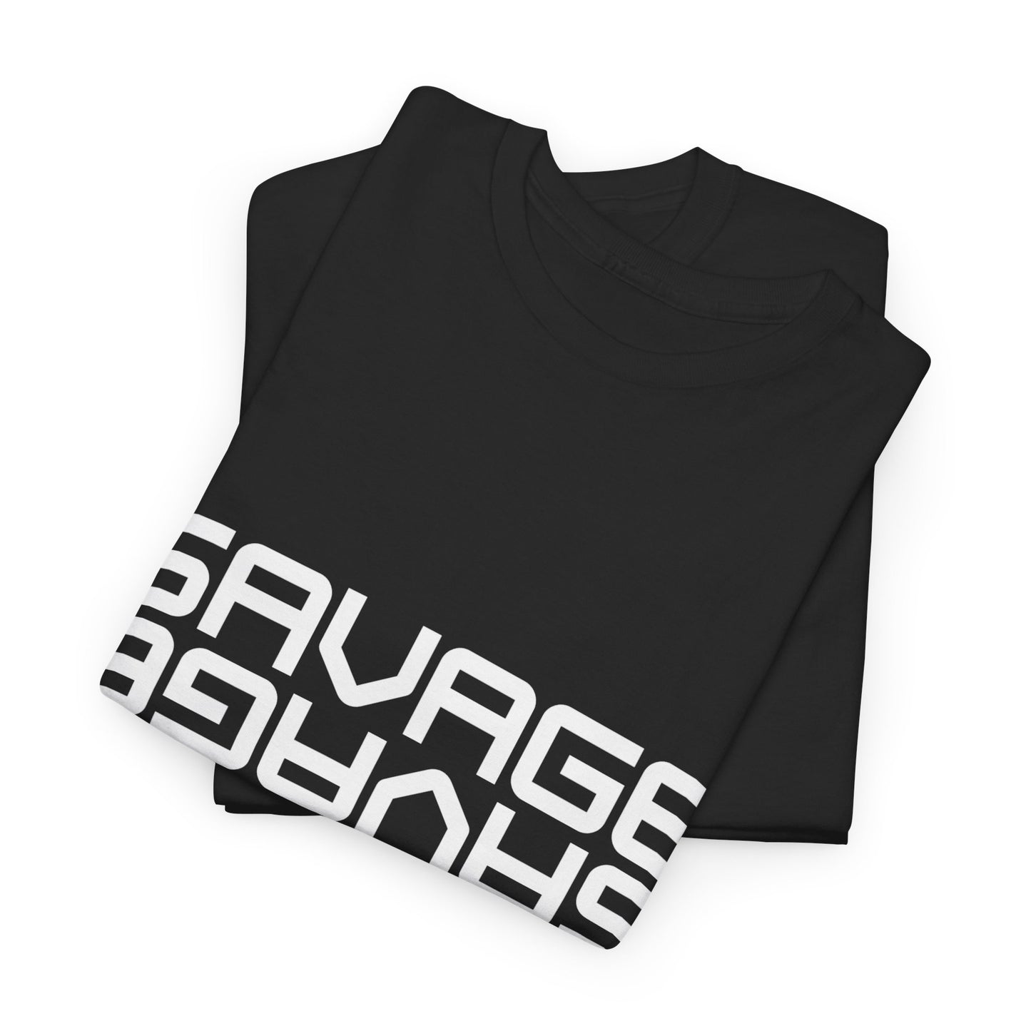 Savage Graphic Heavy Cotton Tee | Casual Streetwear, Motivational Wear, Birthday Gift, Trendy Apparel, Self-Expression T-Shirt