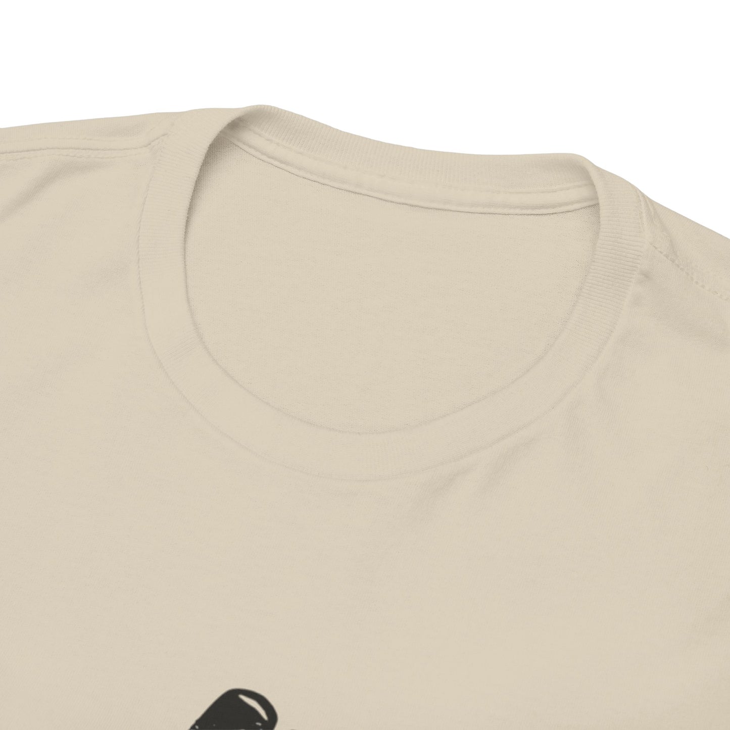 Inspirational Heavy Cotton Tee - "Never Give Up", Motivational Shirt, Gift for Personal Growth, Encouragement Tee, Casual Wear