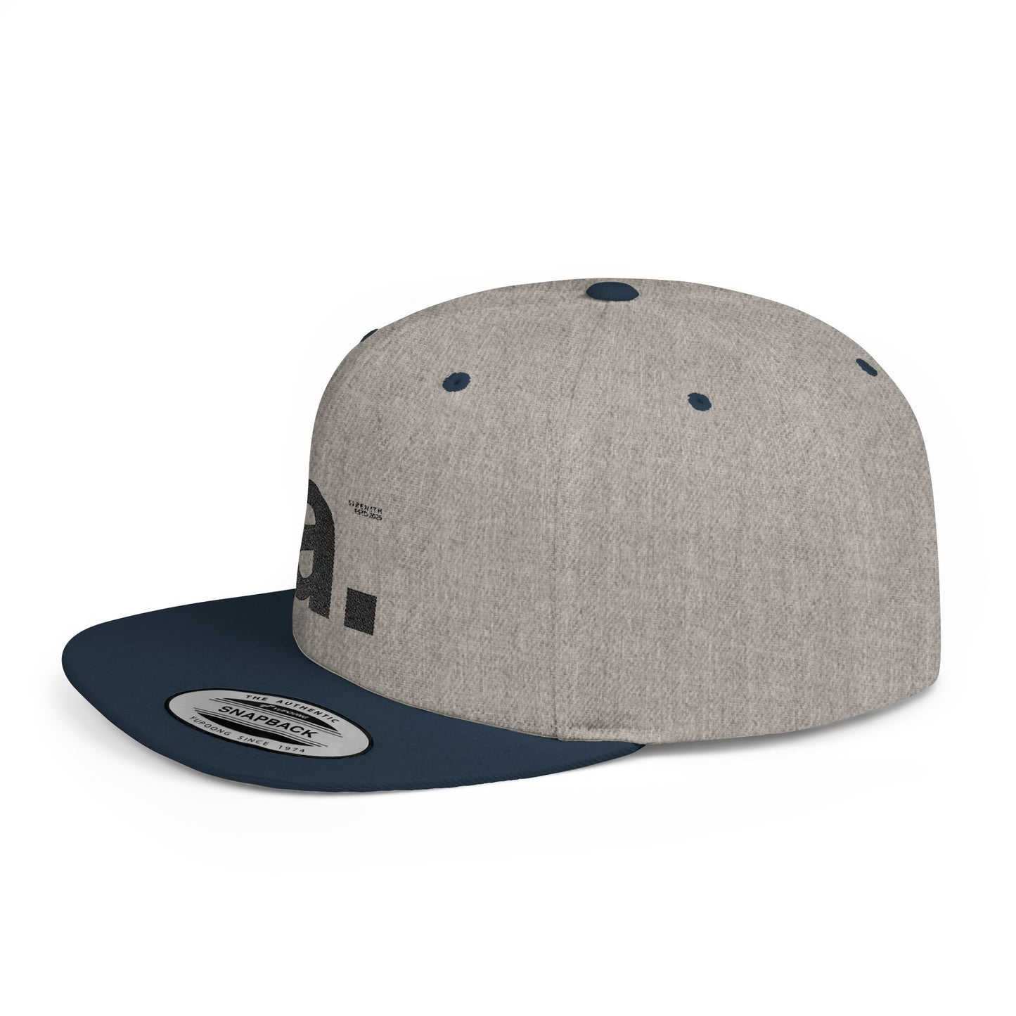 Minimalist Flat Bill Snapback Cap, Casual Style Hat for Everyday Wear, Urban Fashion, Gift for Him or Her, Perfect for Festivals,